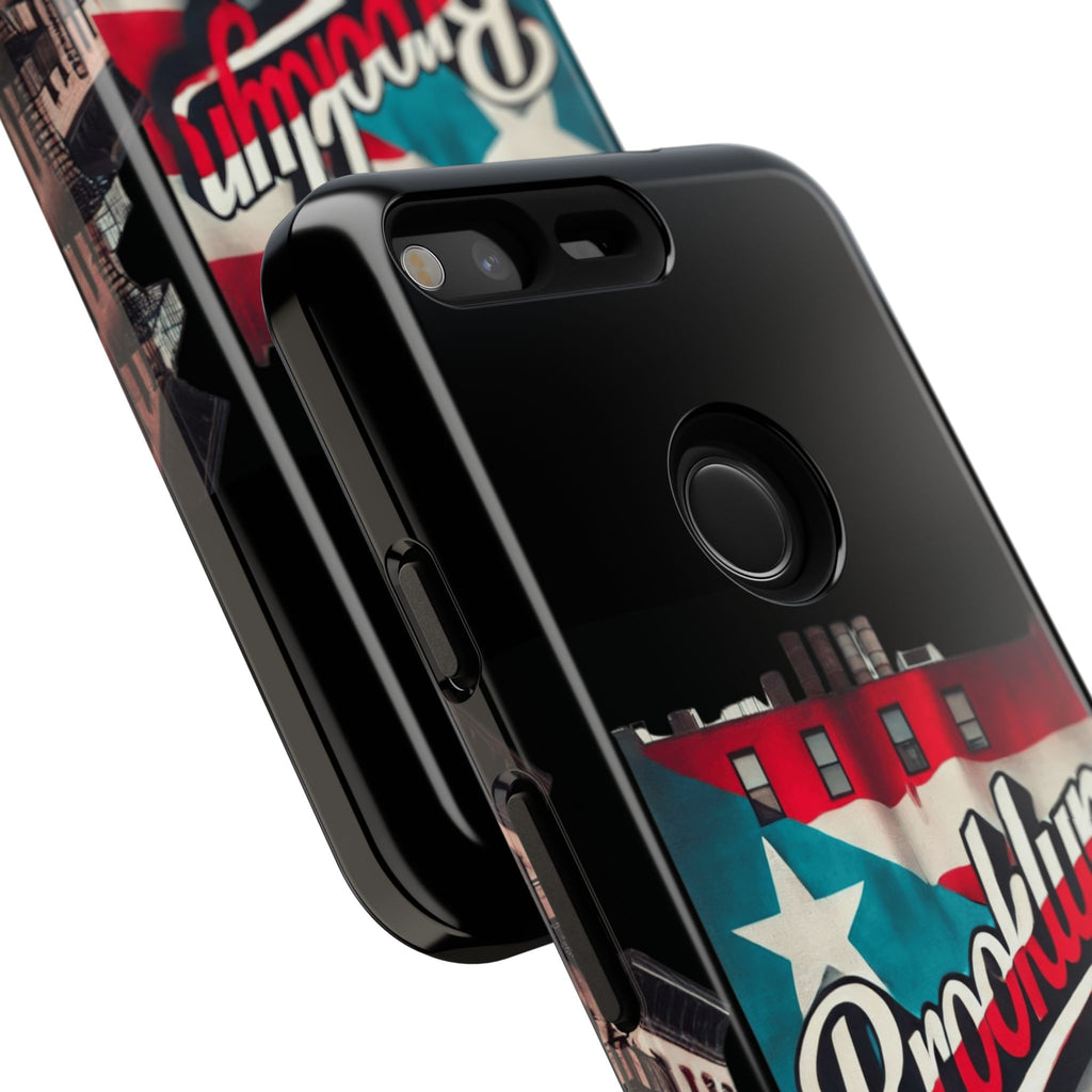 Brooklyn Street Art Phone Case  Urban Graffiti Protective Cover