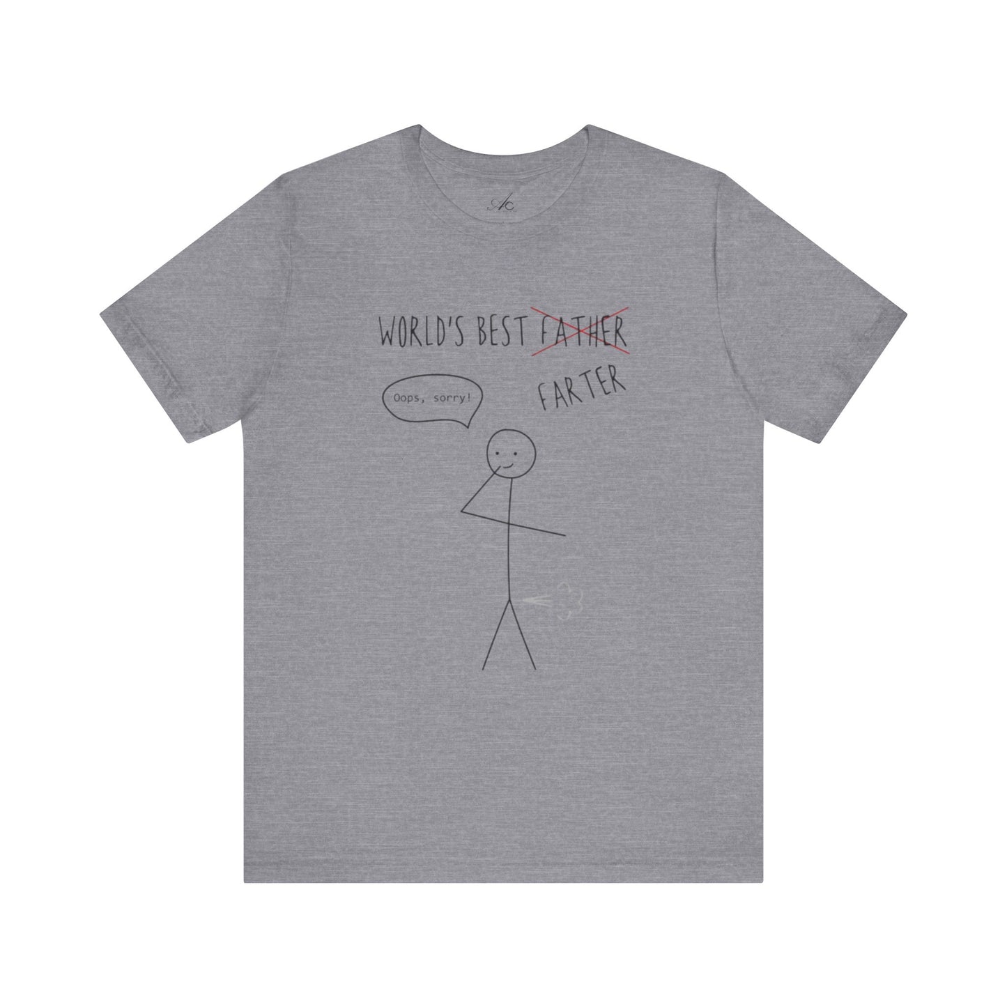 Funny Unisex T-Shirt for Dad, World's Best Farter Tee, Best Dad Ever Shirt, Gift for Father's Day, Dad Humor Apparel