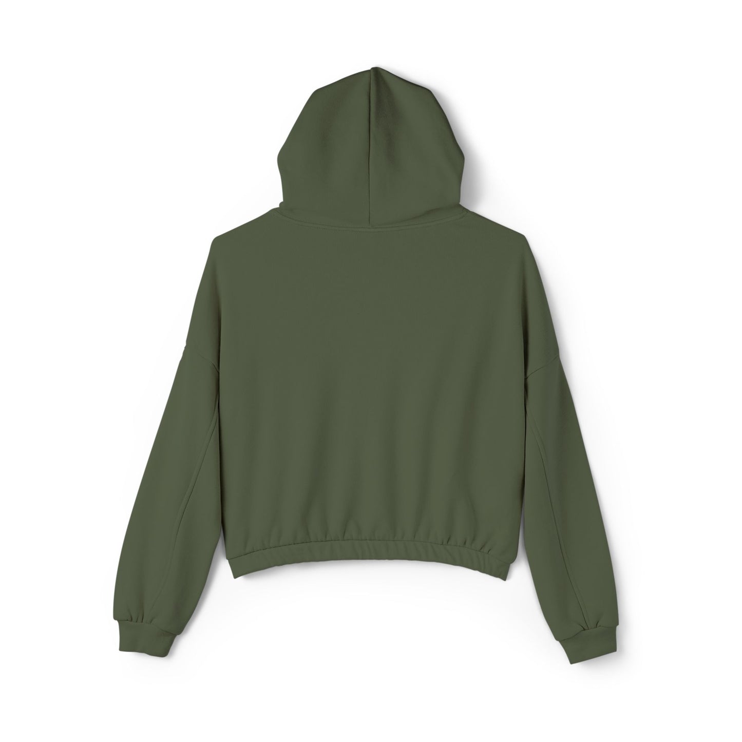 Too Cool to Be Cold” Funny SweaterStylish Women's Cinched Bottom Hoodie with Floral Design, Cozy Hoodie, Casual Fashion, Gift for Her, Everyday Wear