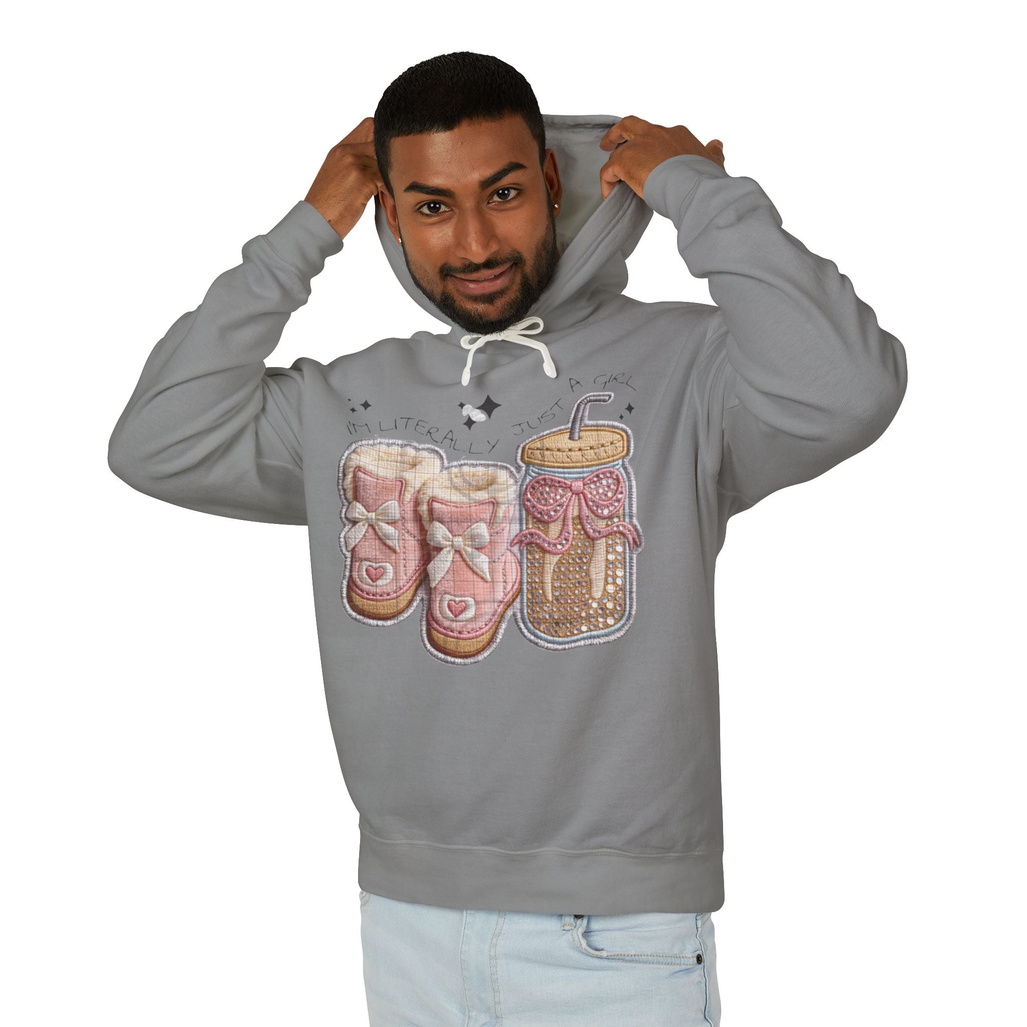 Cozy Baby Booties  Bottle Hoodie  Cute Newborn Nursing Mom Sweatshirt