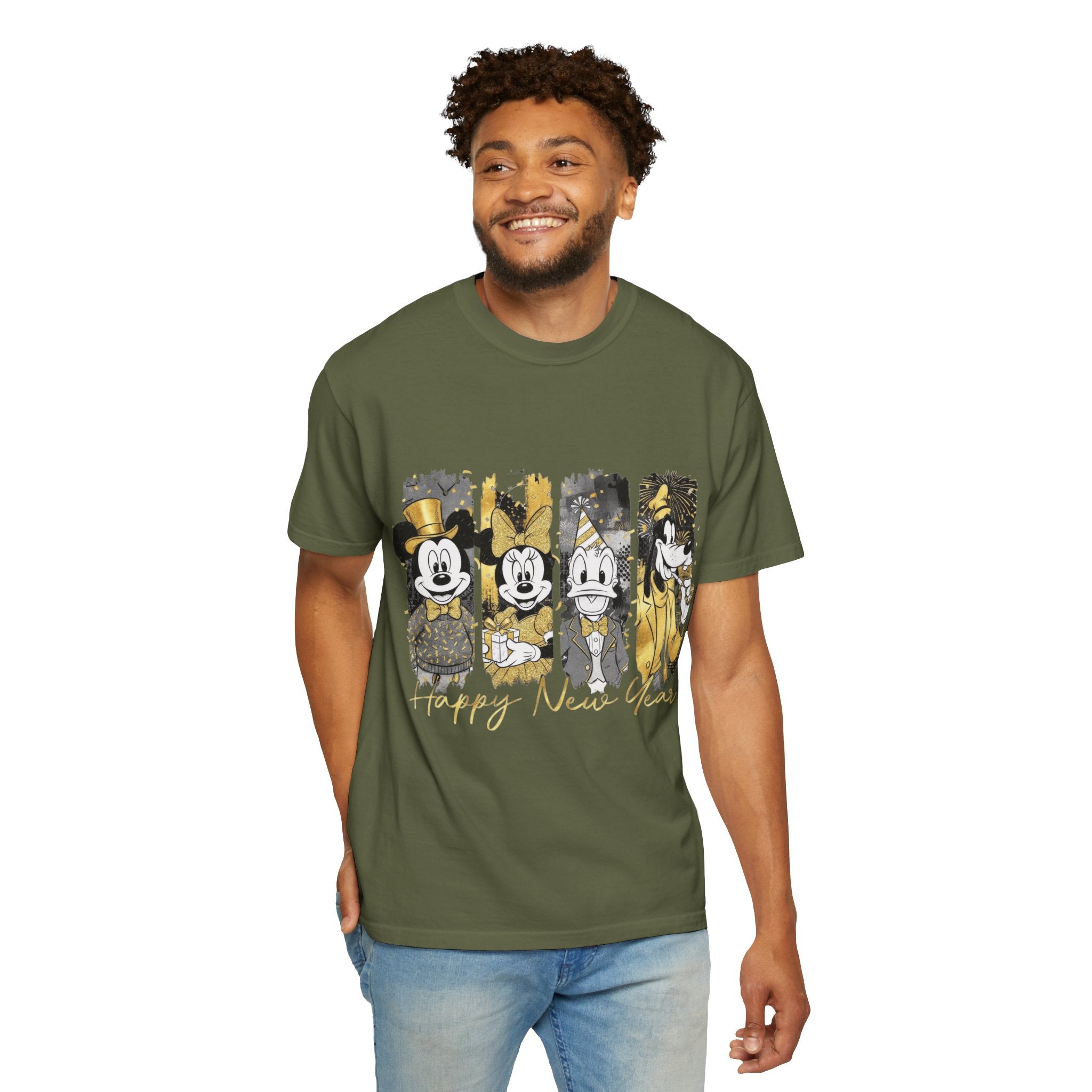 New Year Mickey & Friends T-Shirt  'Happy New Year' Graphic Tee