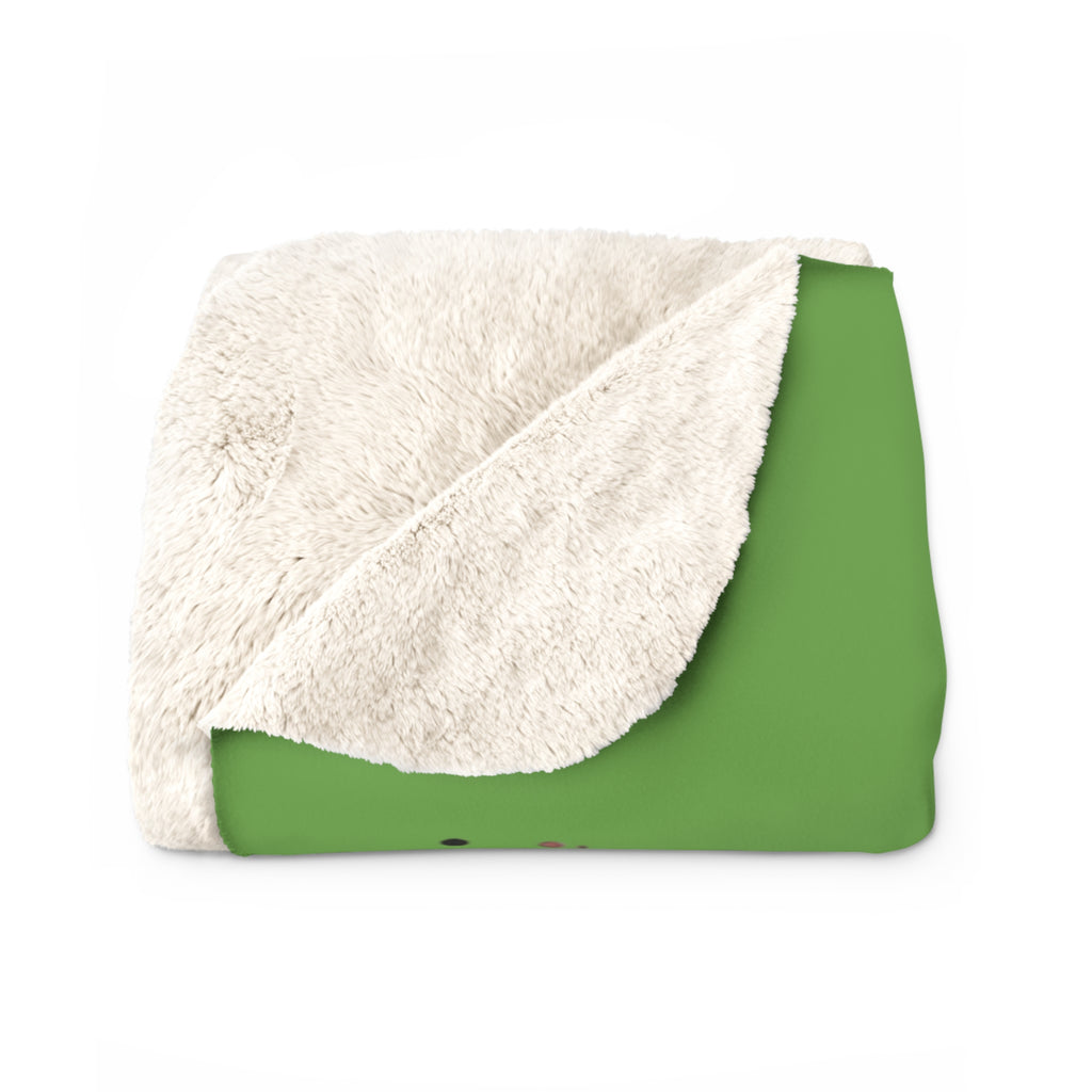 Funny "That's It, I'm Not Going" Sherpa Blanket Cozy Reversible Fleece Throw for Home, Gifts & Lazy Days