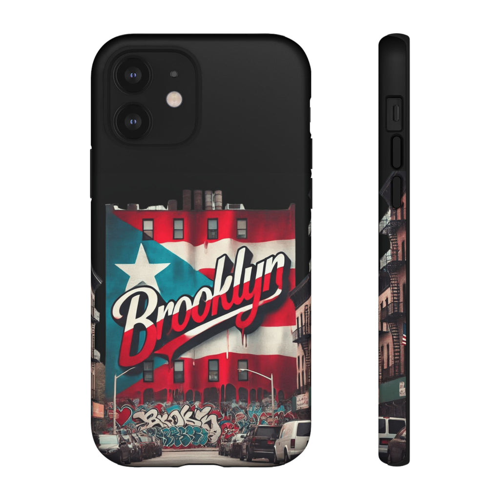 Brooklyn Street Art Phone Case  Urban Graffiti Protective Cover
