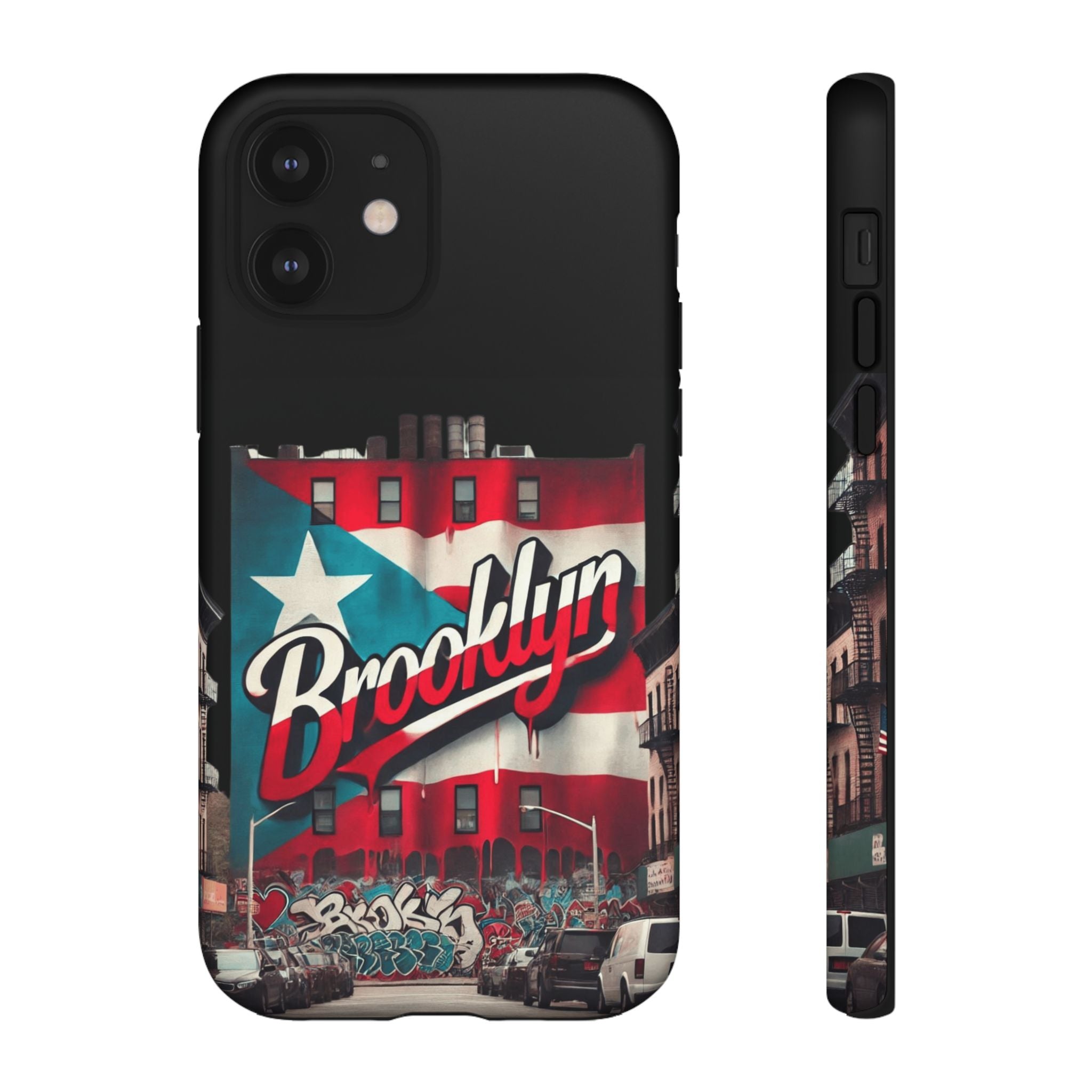 Brooklyn Street Art Phone Case  Urban Graffiti Protective Cover