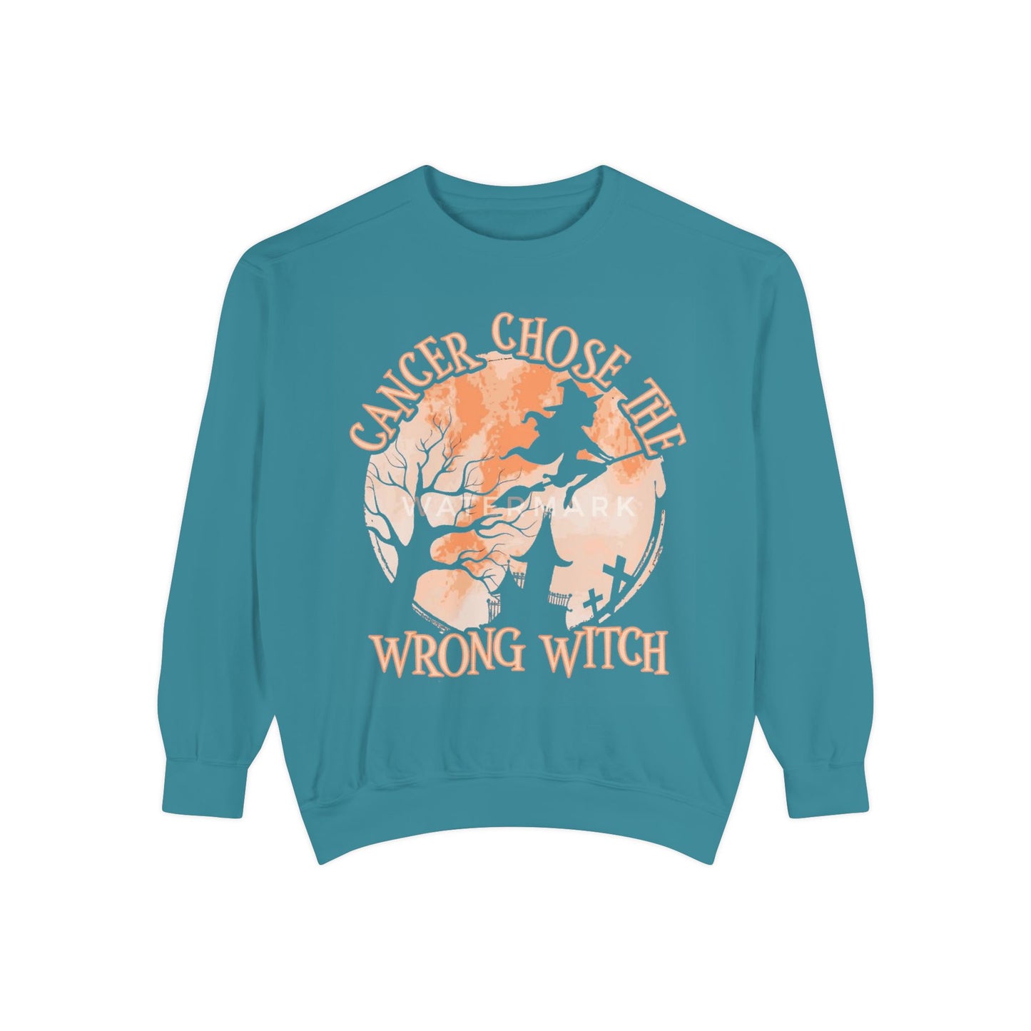 Cancer Chose the Wrong Witch Sweatshirt, Unisex Cozy Crewneck, Gift for Astrology Lovers, Witchy Style Apparel, Spiritual Gift