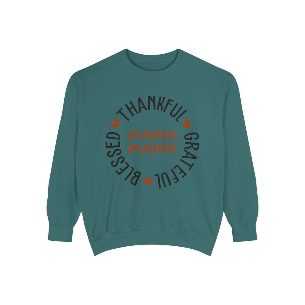 MOM  Sweatshirt Thankful Grateful Blessed "Mama Mama" Sweatshirt