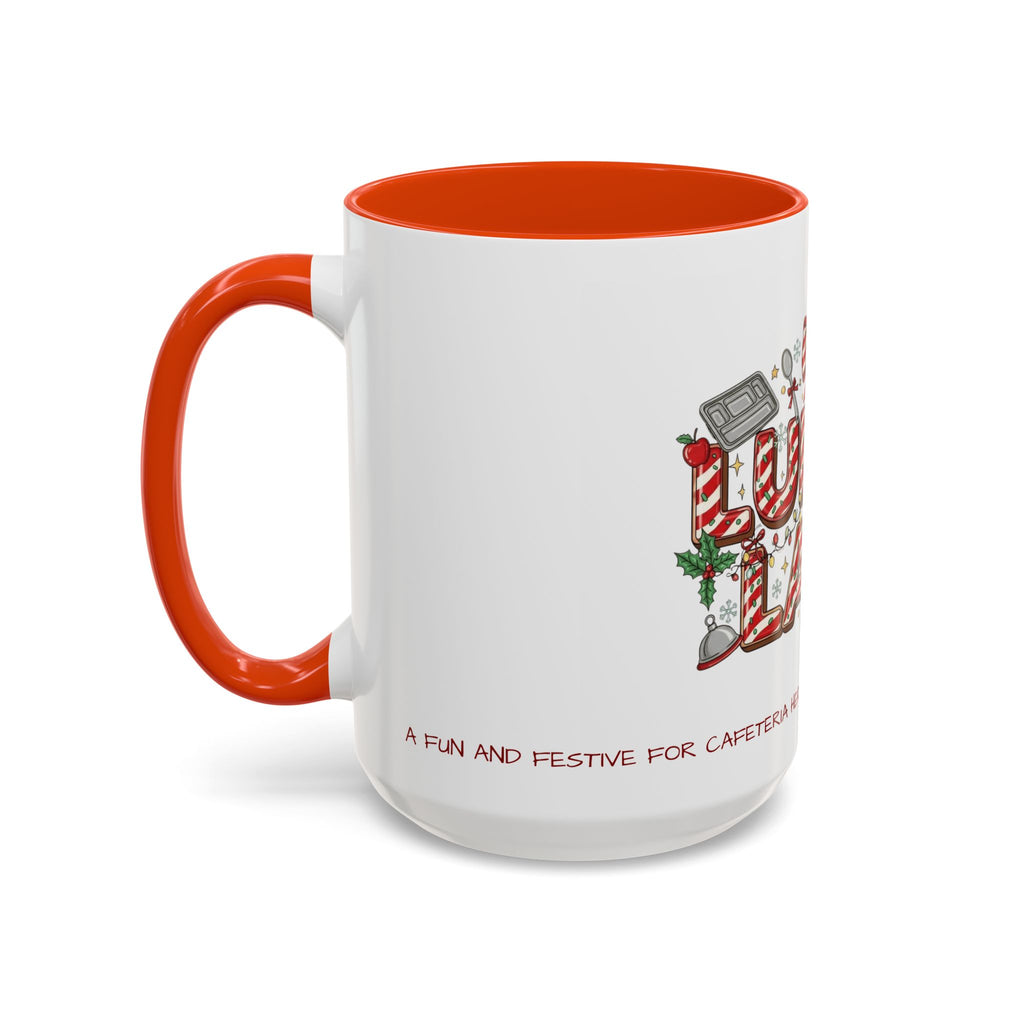 Lunch Lady Mug "Cafeteria Hero Who Feeds the Whole School With Love" | 11oz/15oz Gift  School Staff Christmas Mug Collection