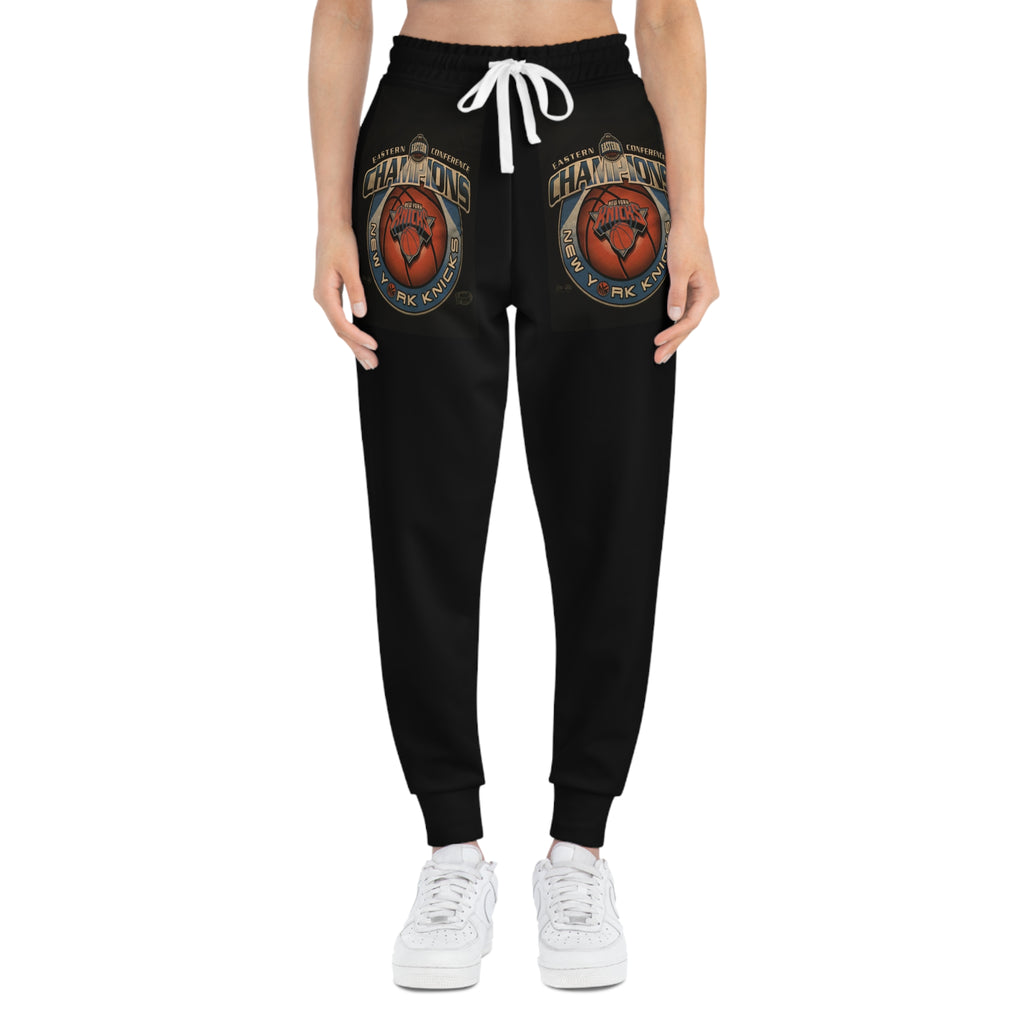 Champ Basketball Athletic Joggers — Vintage Team Logo Sweatpants