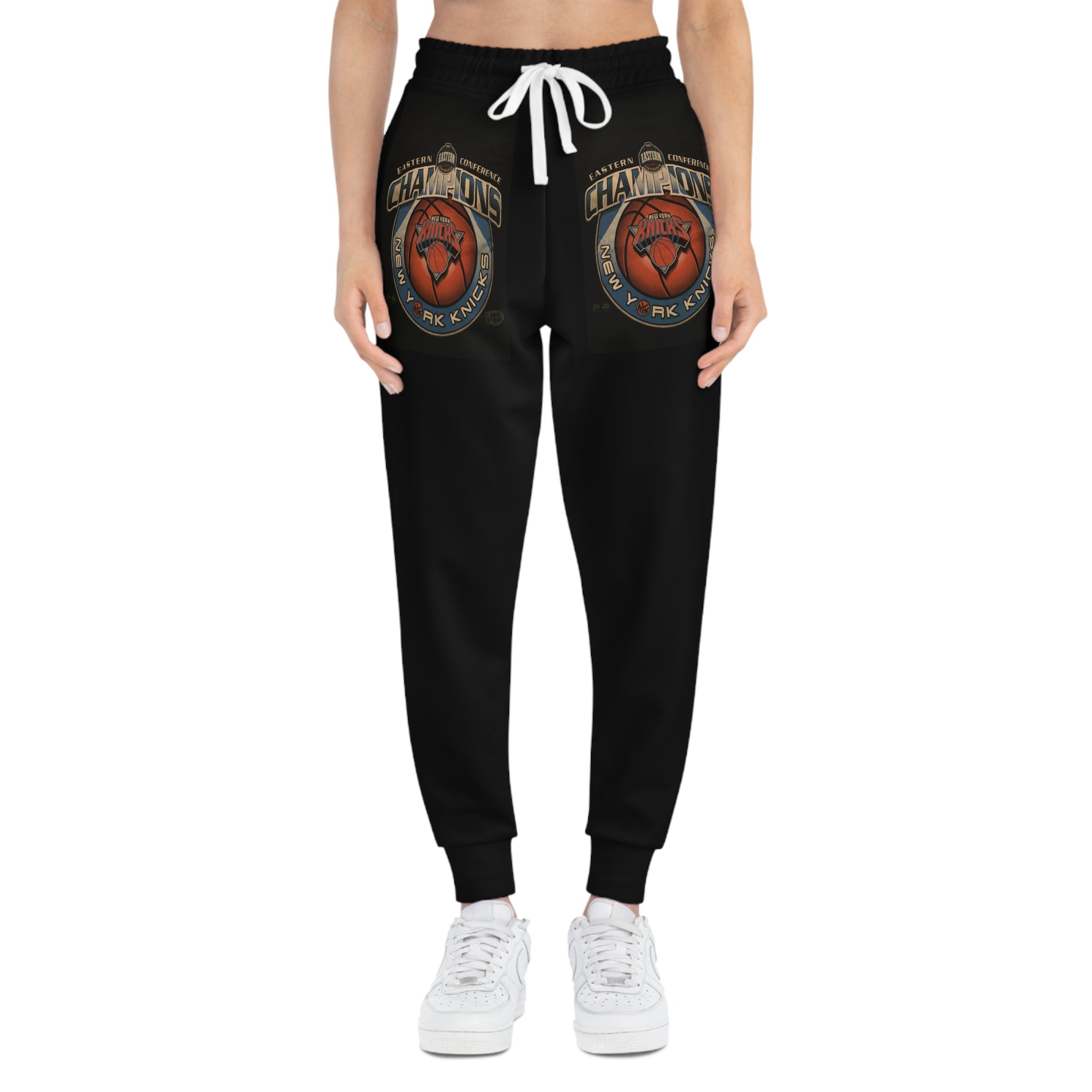 Champ Basketball Athletic Joggers — Vintage Team Logo Sweatpants