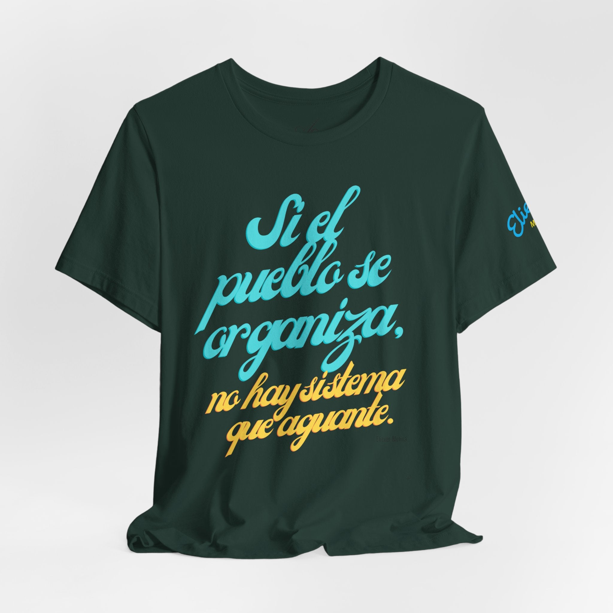 Spanish Script Tee  “Si el pueblo se organiza” Graphic T-Shirt