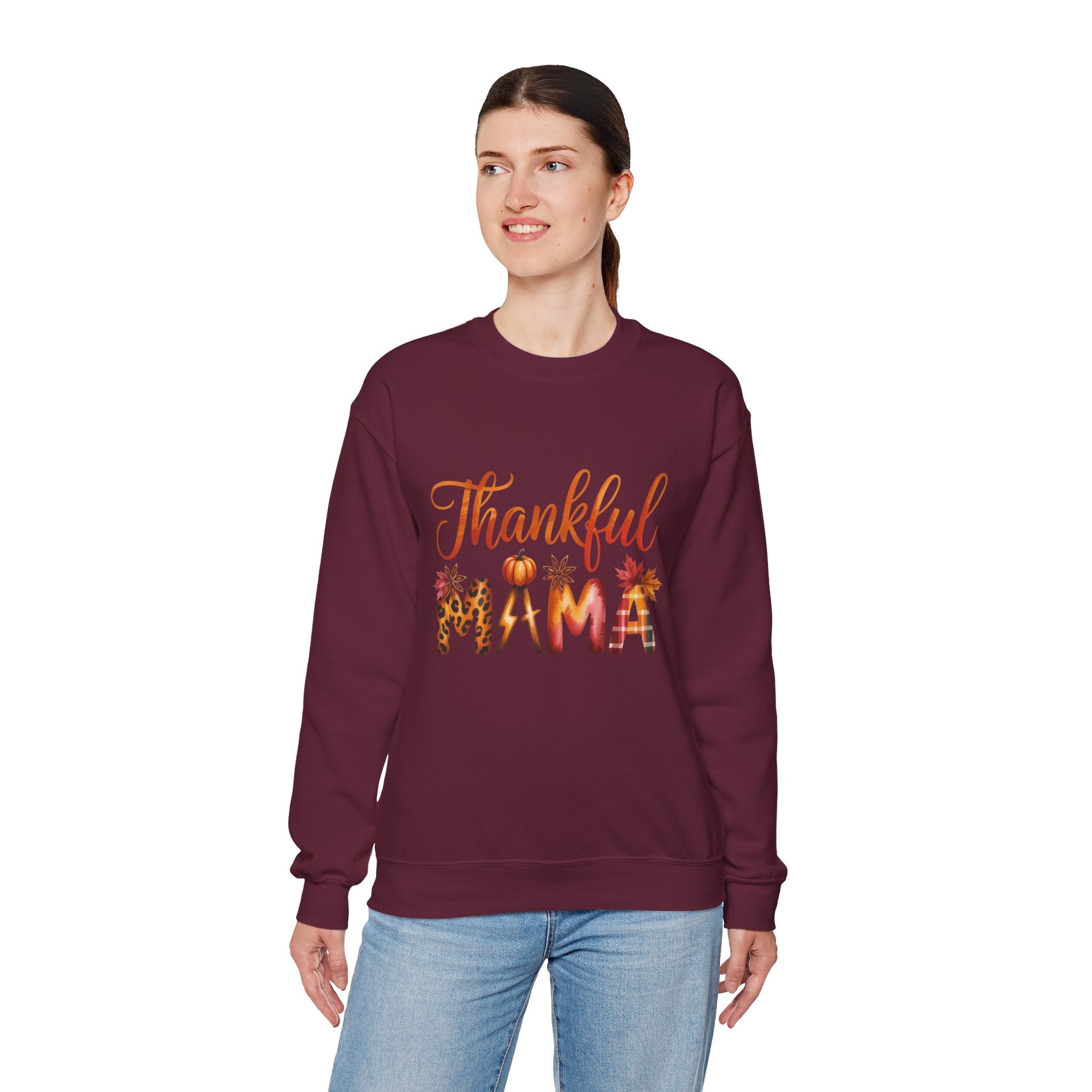Thankful Mama Sweatshirt Fall T-Shirts and Sweatshirts Collection