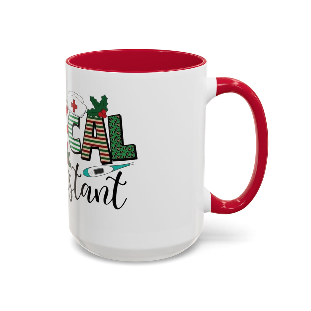 Medical Assistant Christmas Mug — Festive Colorful 11oz/15oz Coffee Cup Medical Christmas Mug