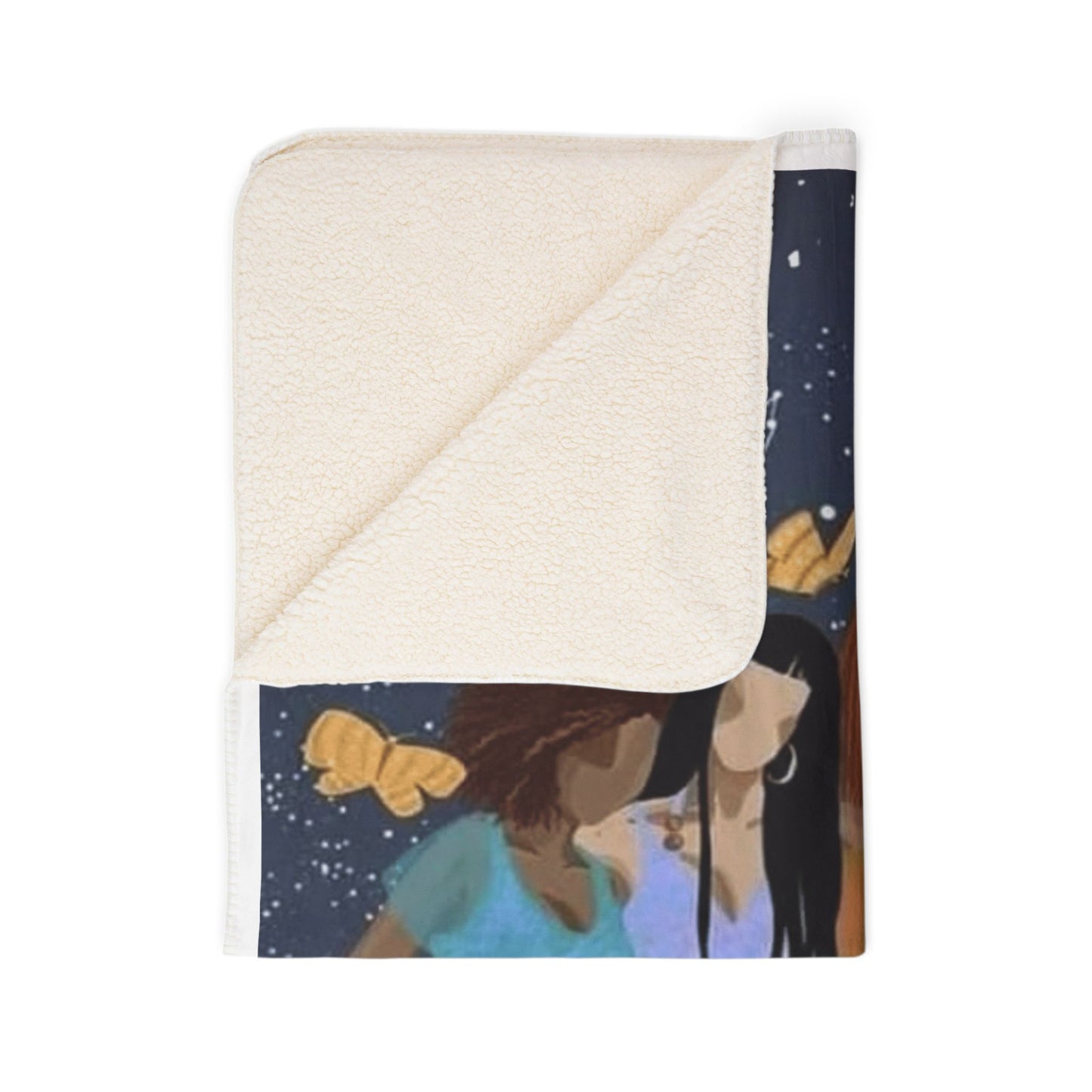 Inspirational Sherpa Fleece Throw Blanket – Cozy Boho Decor, Motivational Quote Gift