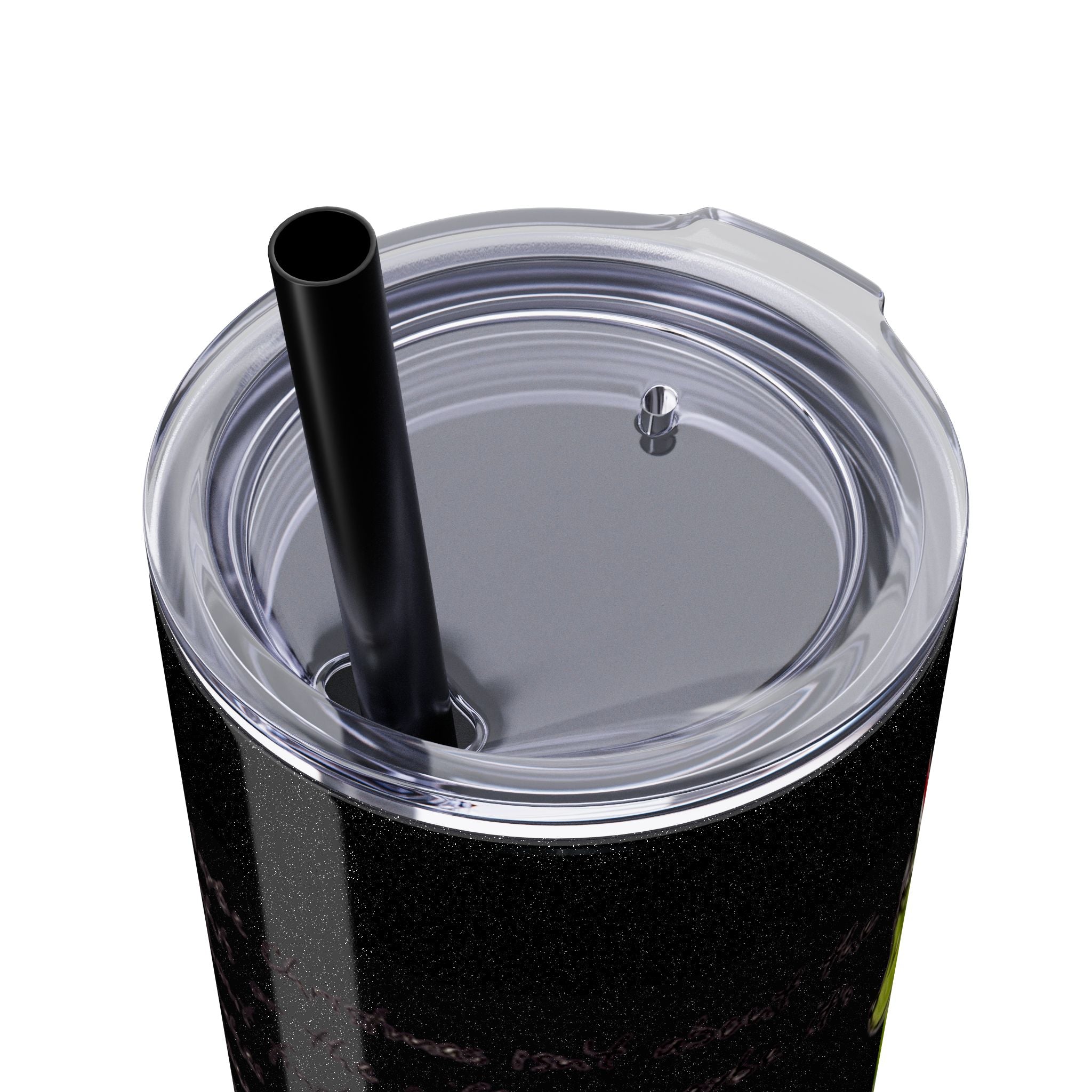 Grinch Christmas Skinny Tumbler with Straw — Dr. Seuss Holiday Quote Design, 20oz Christmas Mugs Collection