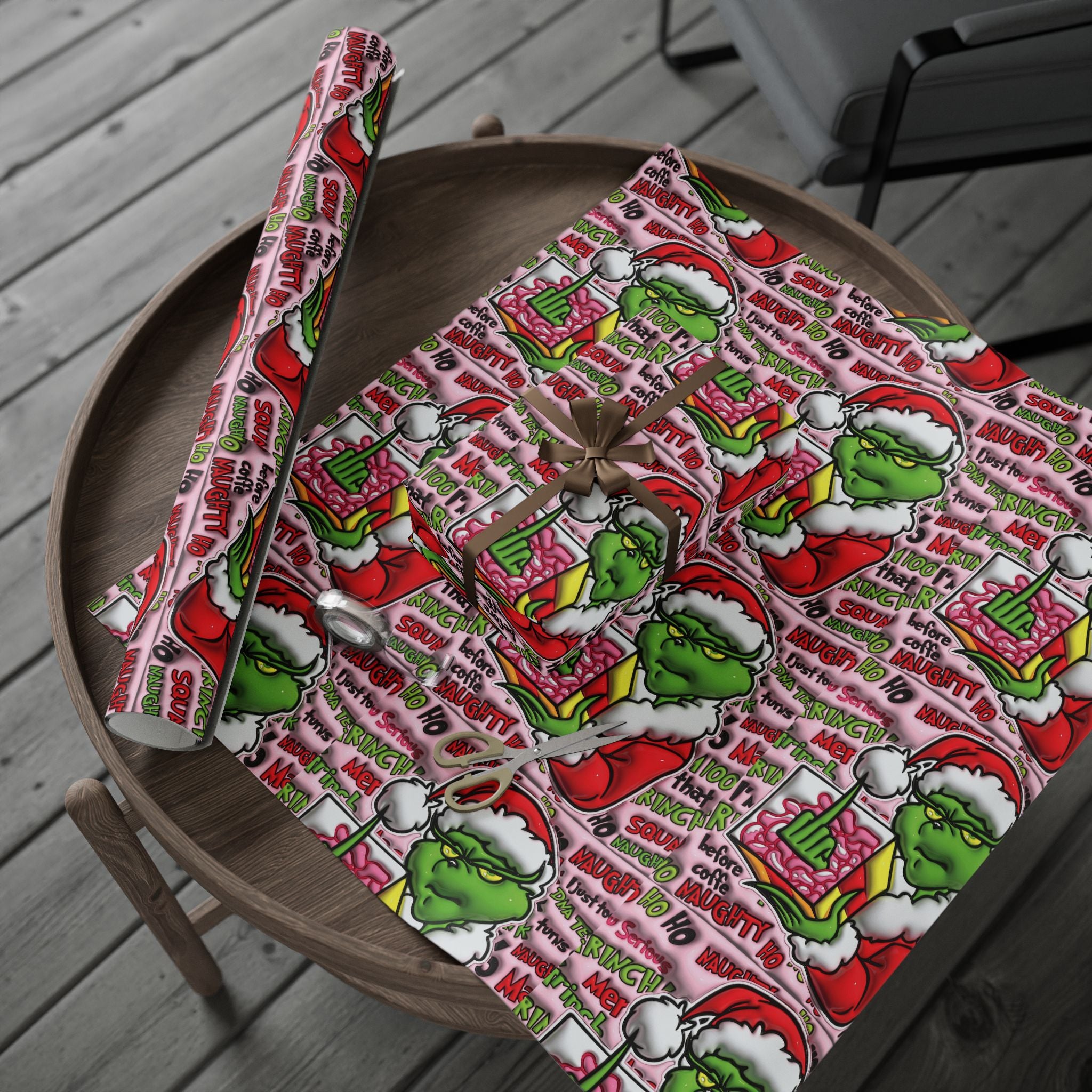 Festive Wrapping Paper – Whimsical Holiday Gift Wrap | Christmas Paper Roll | Fun & Unique Gift Packaging