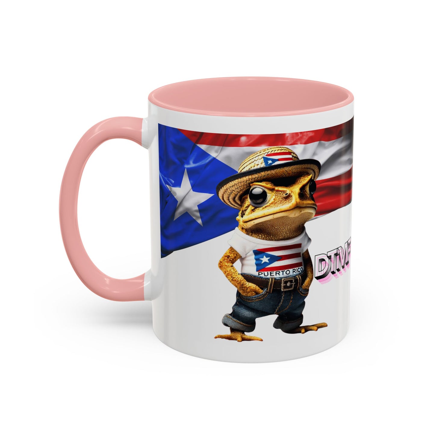 Puerto Rican Heritage Mugs with Unique Designs Accent Coffee Mug (11, 15oz)