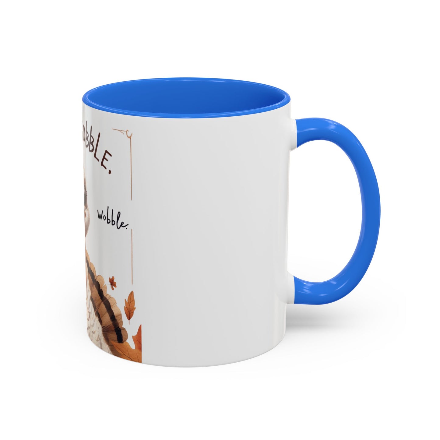 Mix cozy, aesthetic, and autumn-inspired sayings 🍁 Whimsical Thanksgiving Mug - Gobble Gobble Design