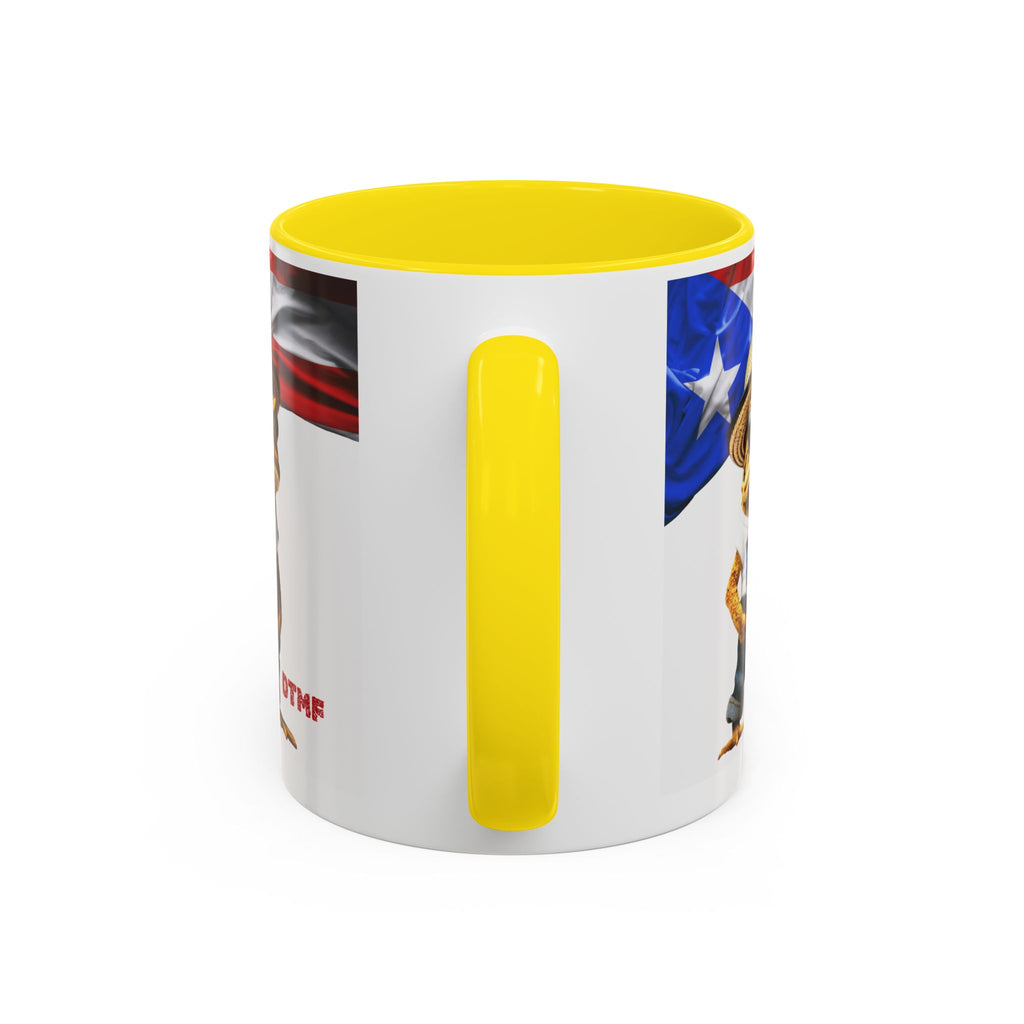 Puerto Rican Frog Character Coffee Mug - Fun Accent Mug for Coffee Lovers