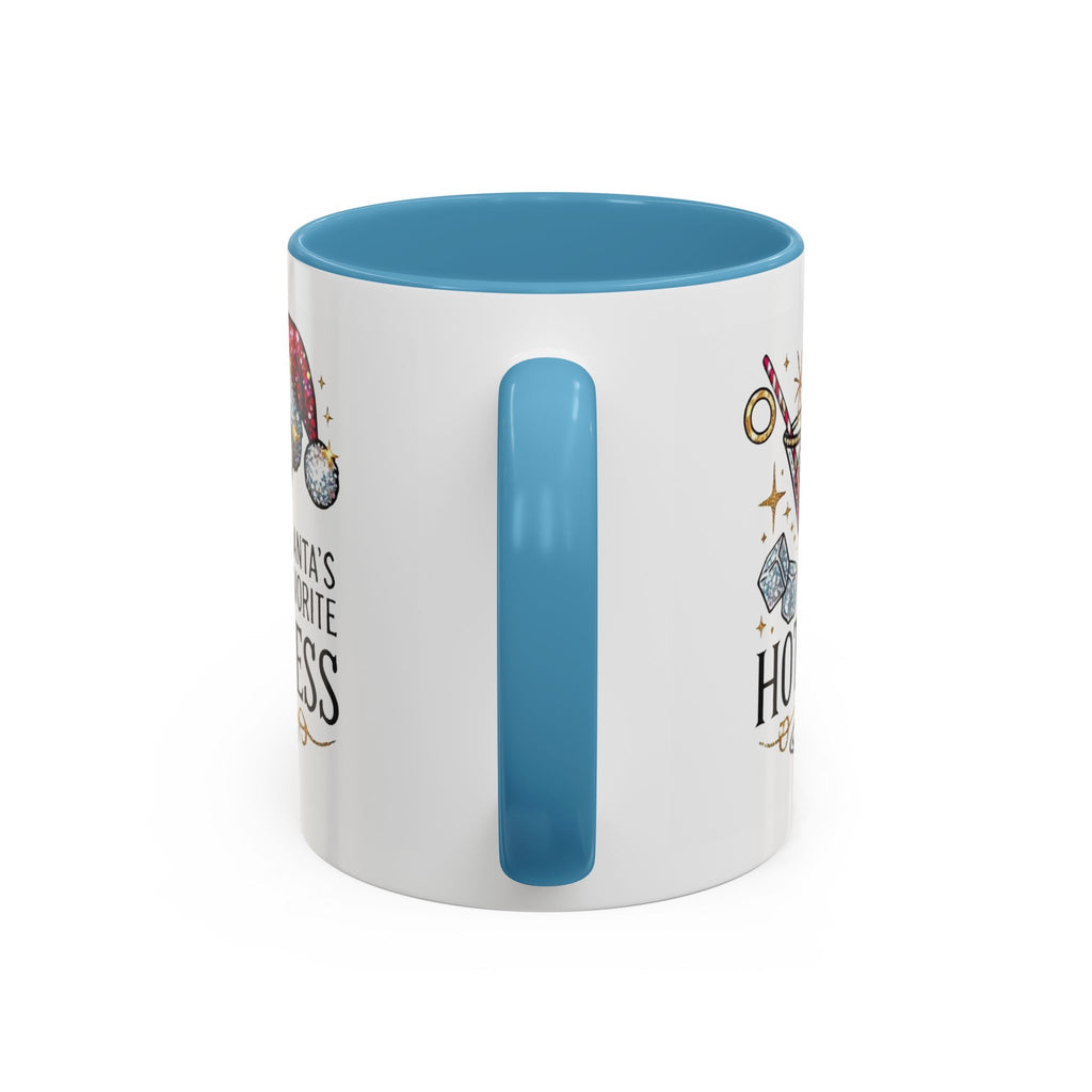 Accent Coffee Mug - "Santa's Favorite Hot Mess" Holiday Cocktail Mug (11/15 oz)