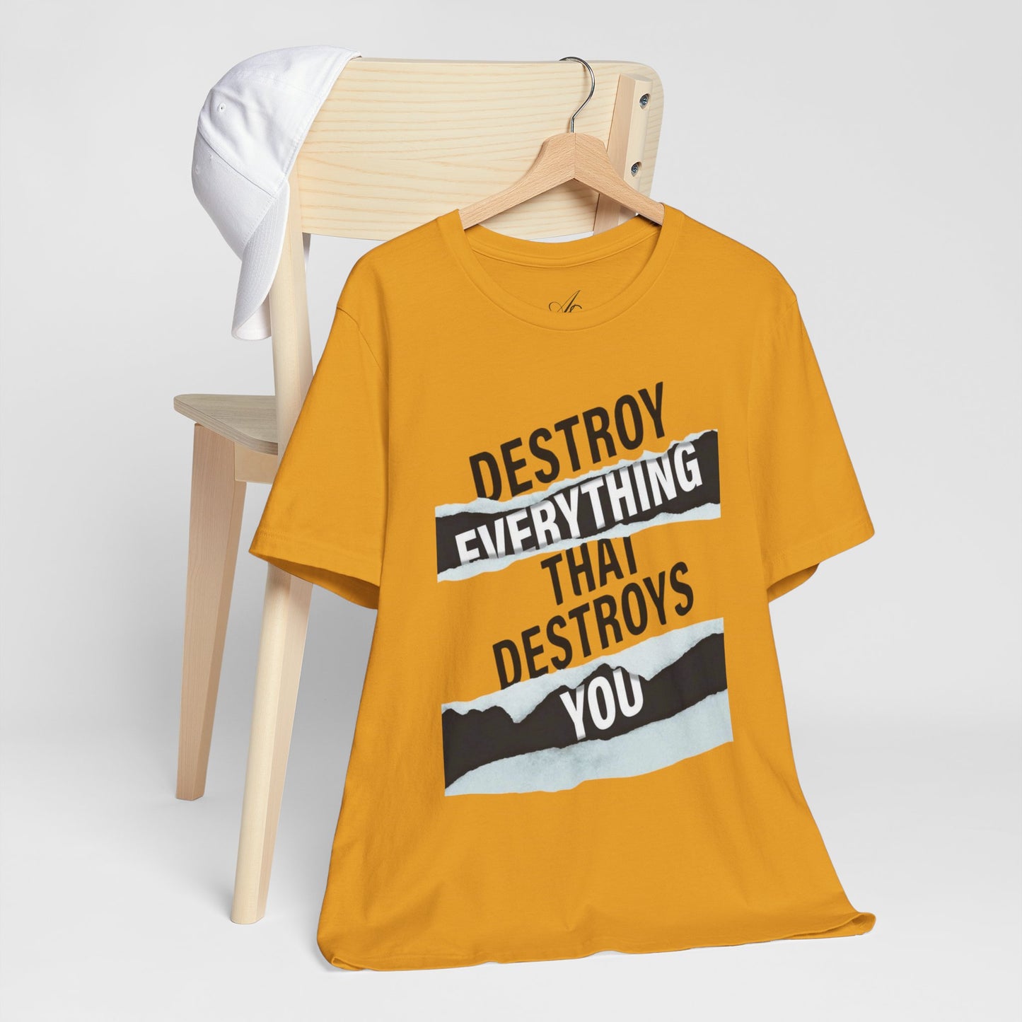 Destroy Everything That Destroys You T-Shirt  Bold Typographic Graphic Tee