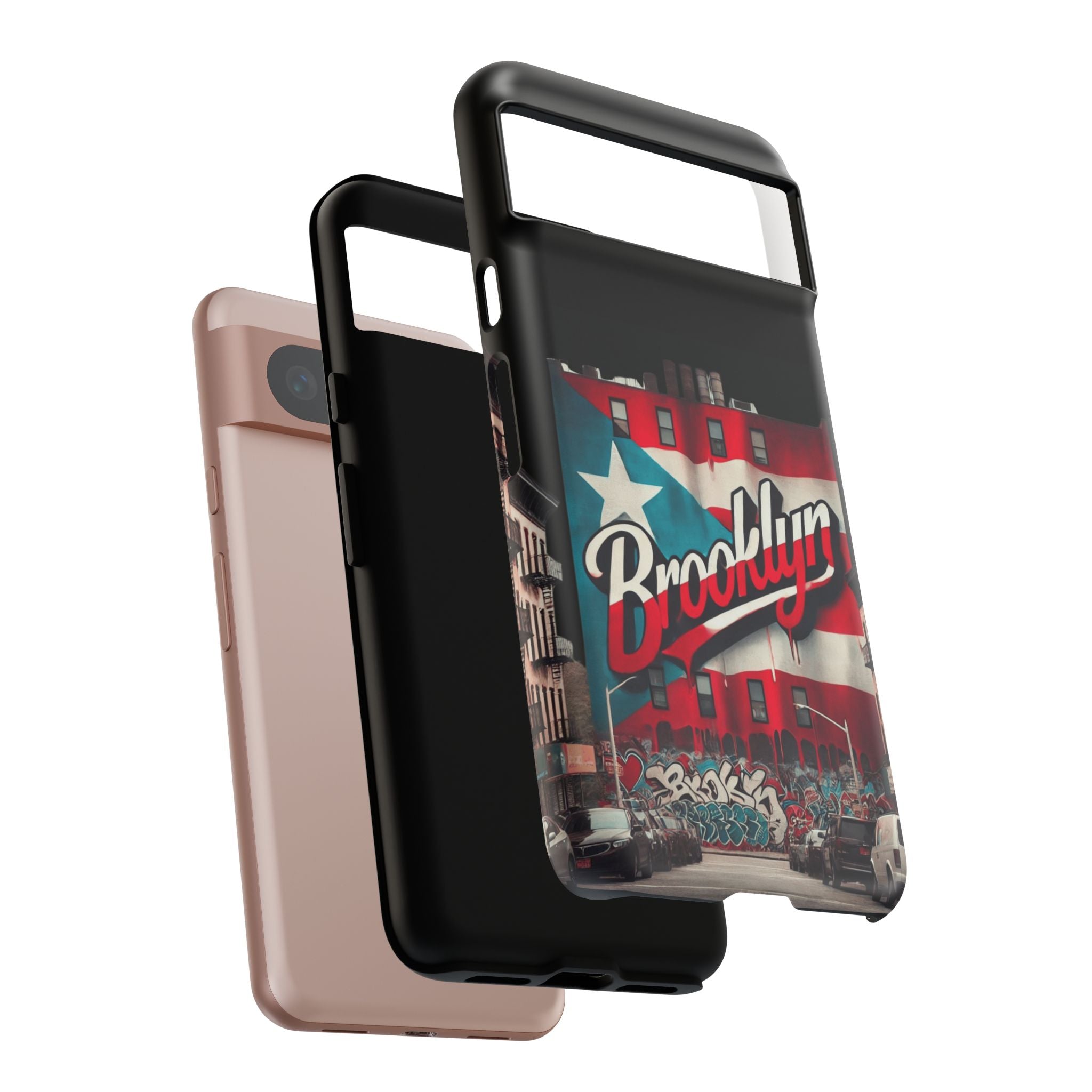 Brooklyn Street Art Phone Case  Urban Graffiti Protective Cover