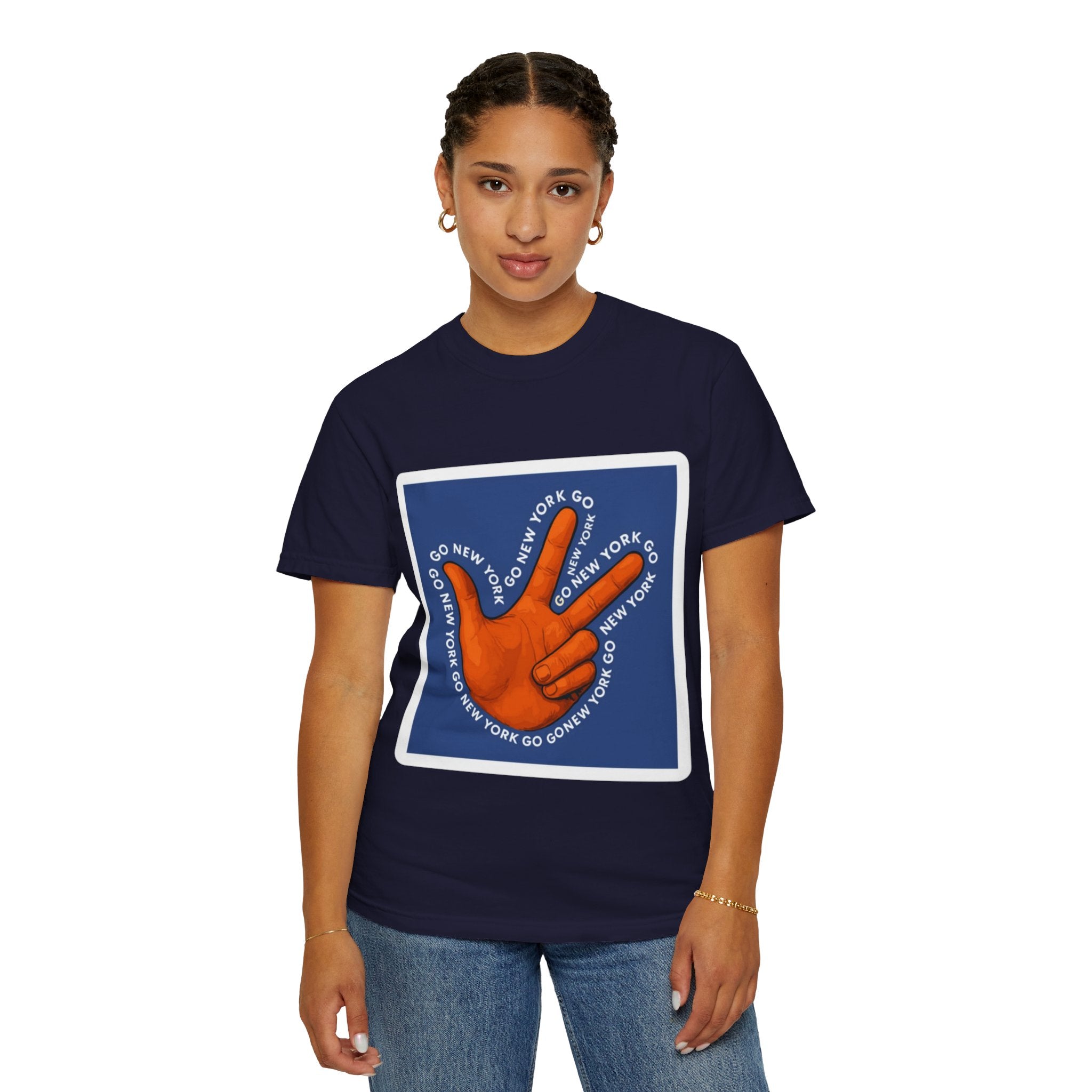 Go New York Hand Graphic T-Shirt