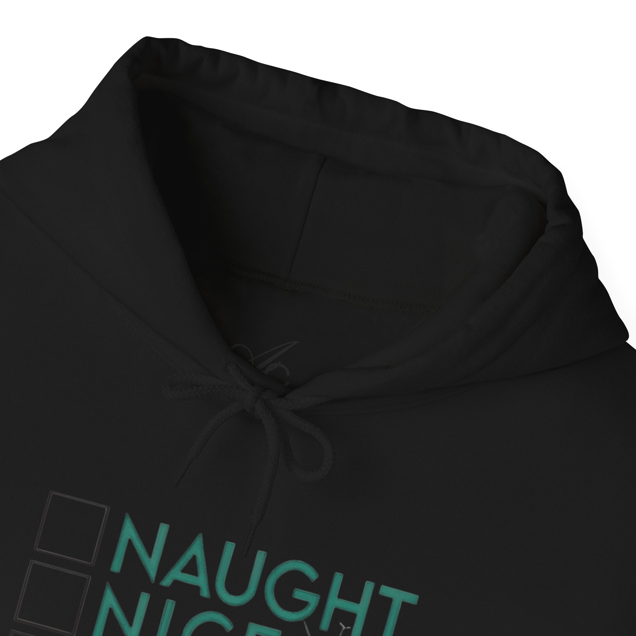 Holiday Hoodie — "Naughty, Nice, I Tried" Funny Christmas Sweatshirt