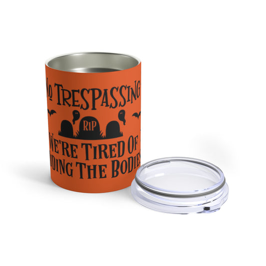 Spooky Graveyard Tumbler, Halloween Drinkware, Bone-Chilling Tumbler, Funny Mug for Adults, Ghostly Party Gift