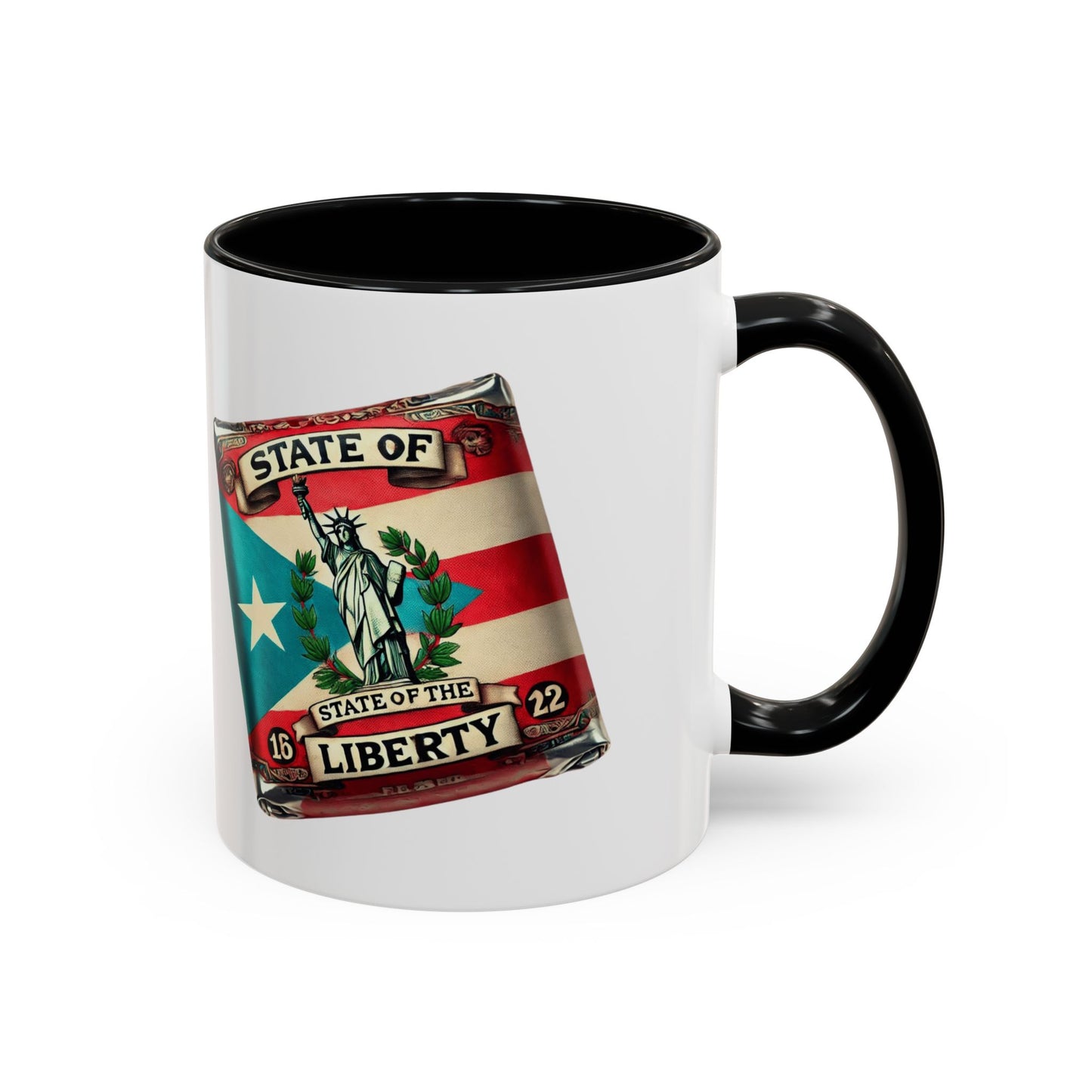 Puerto Rican Heritage Mugs with Unique Designs Accent Coffee Mug (11, 15oz)