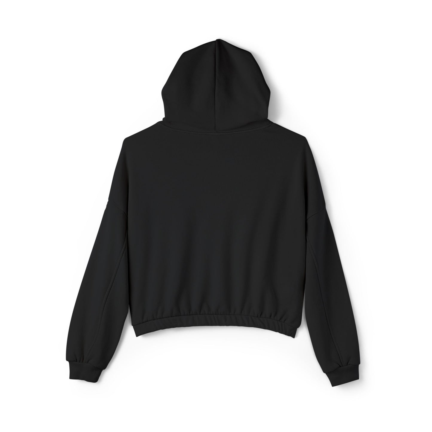 Too Cool to Be Cold” Funny SweaterStylish Women's Cinched Bottom Hoodie with Floral Design, Cozy Hoodie, Casual Fashion, Gift for Her, Everyday Wear