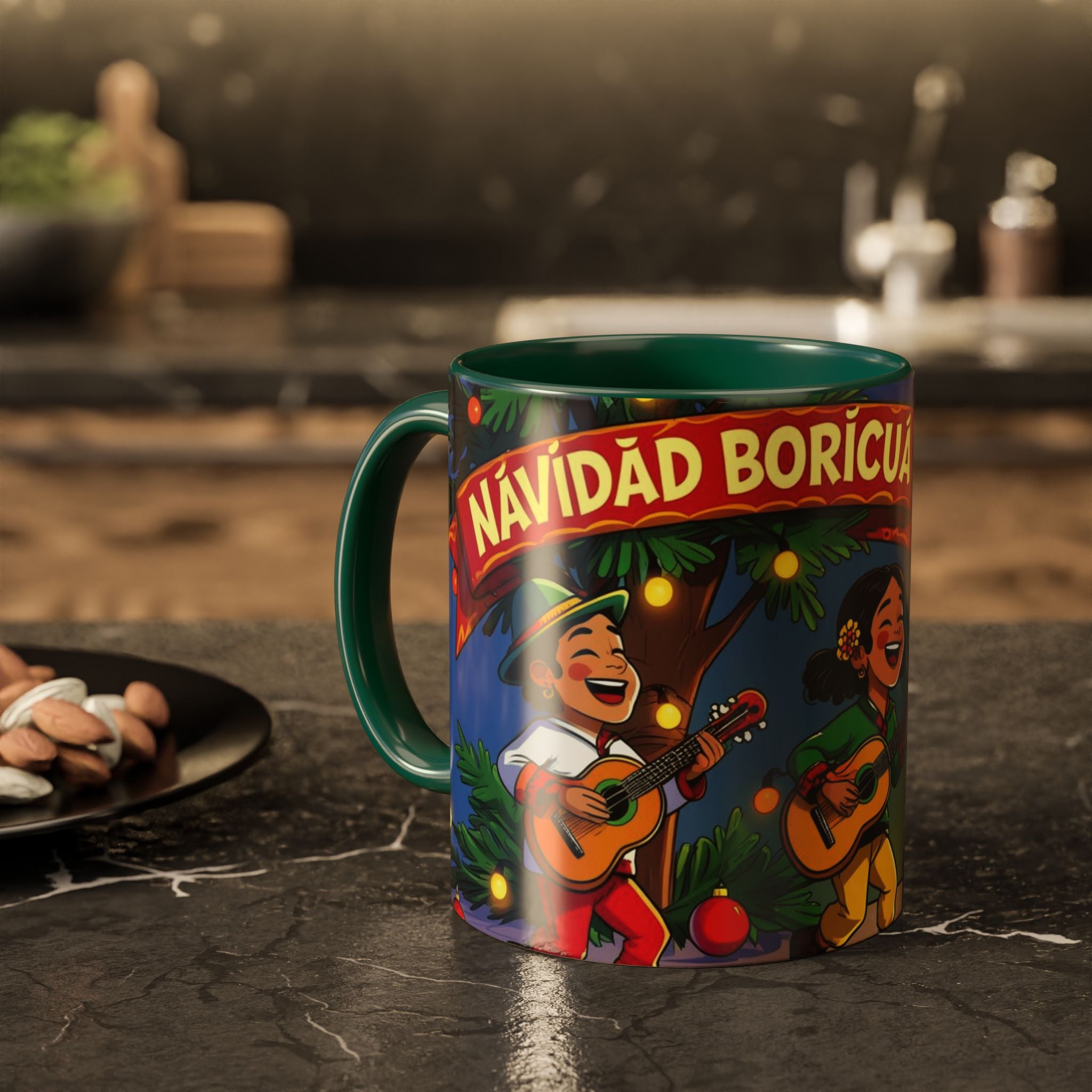 Navidad Boricua Mug Vibrant Puerto Rican Celebration Mug