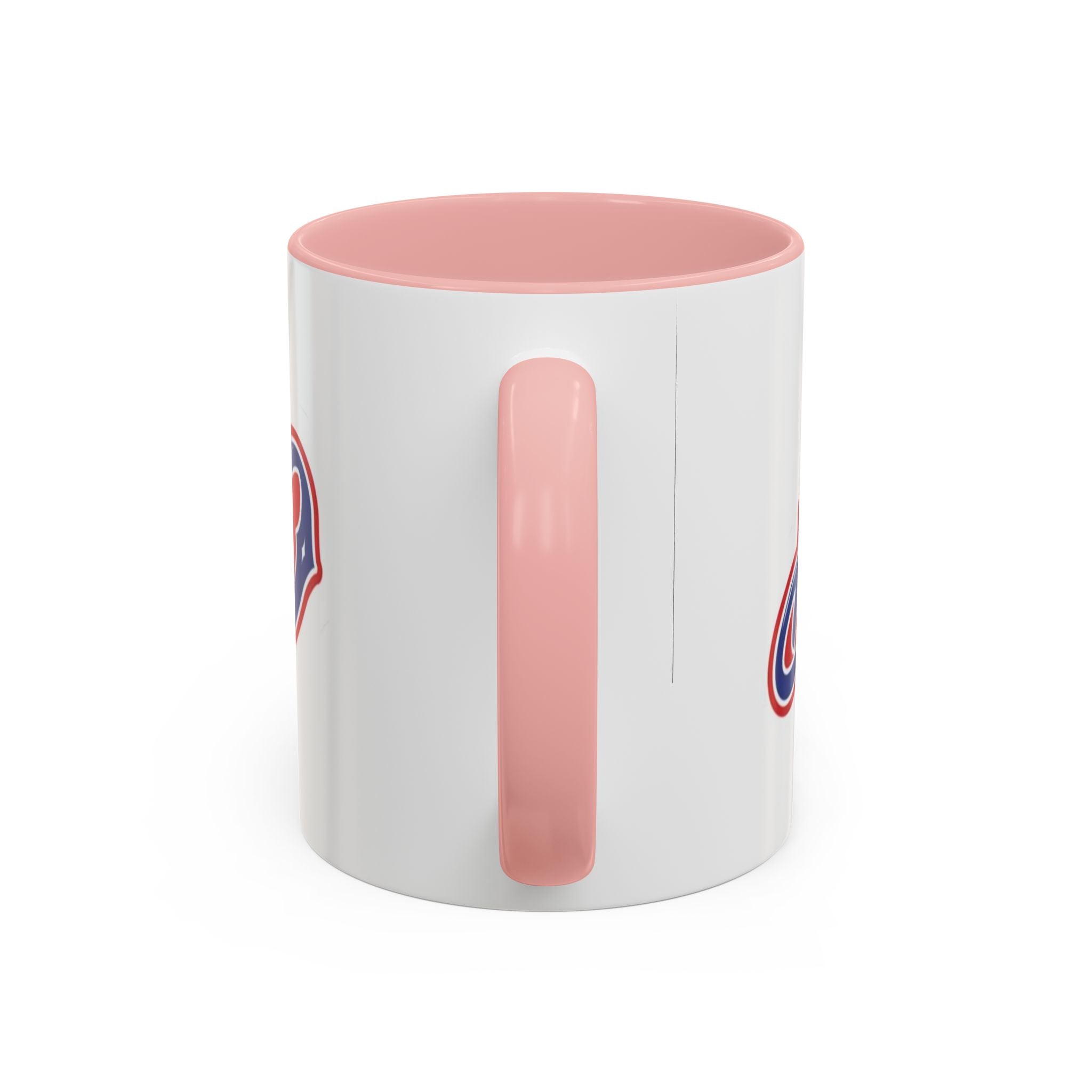 Puerto Rico Script Accent Coffee Mug — Retro Red & Blue 'Boricua' Design (11/15oz)