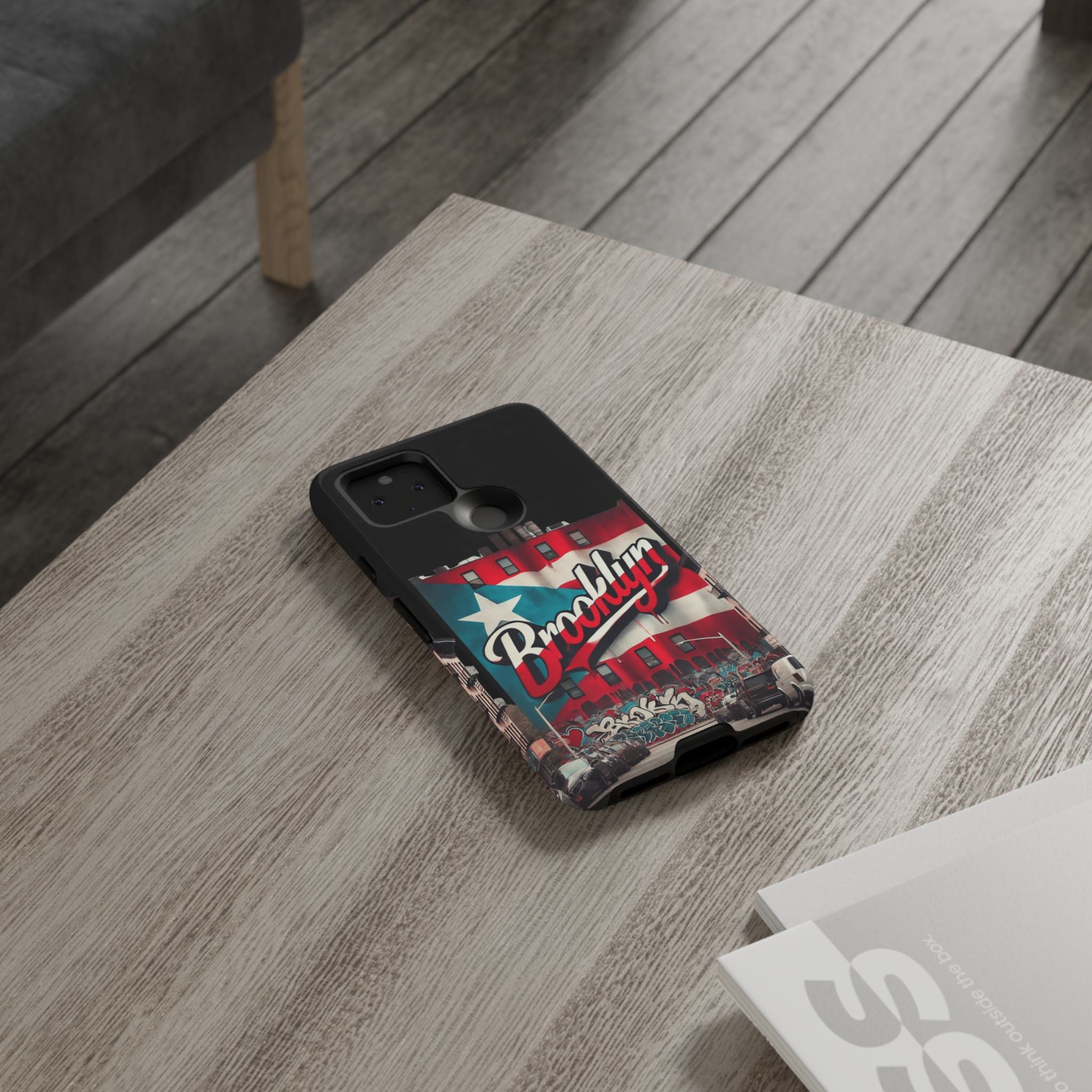 Brooklyn Street Art Phone Case  Urban Graffiti Protective Cover