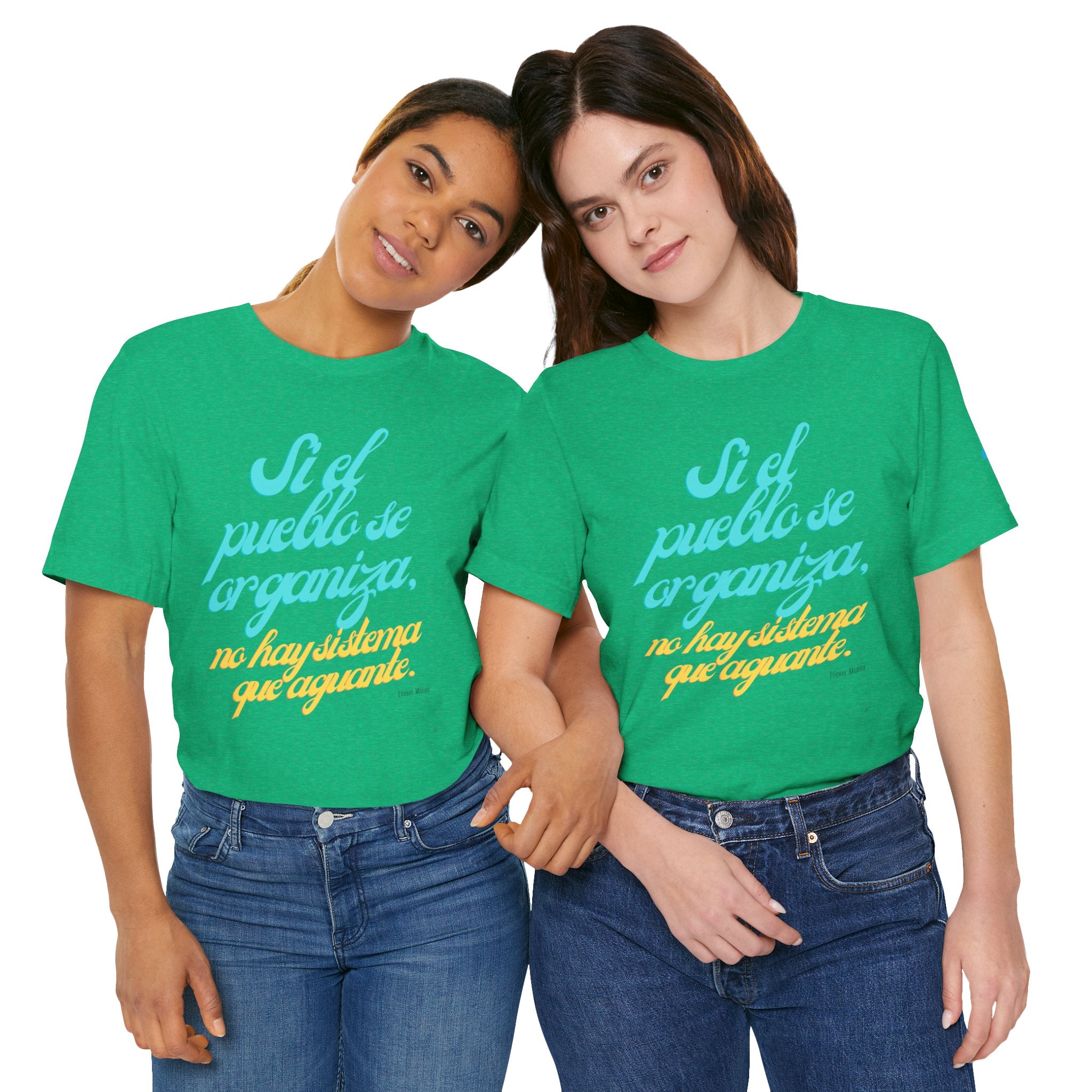 Spanish Script Tee  “Si el pueblo se organiza” Graphic T-Shirt