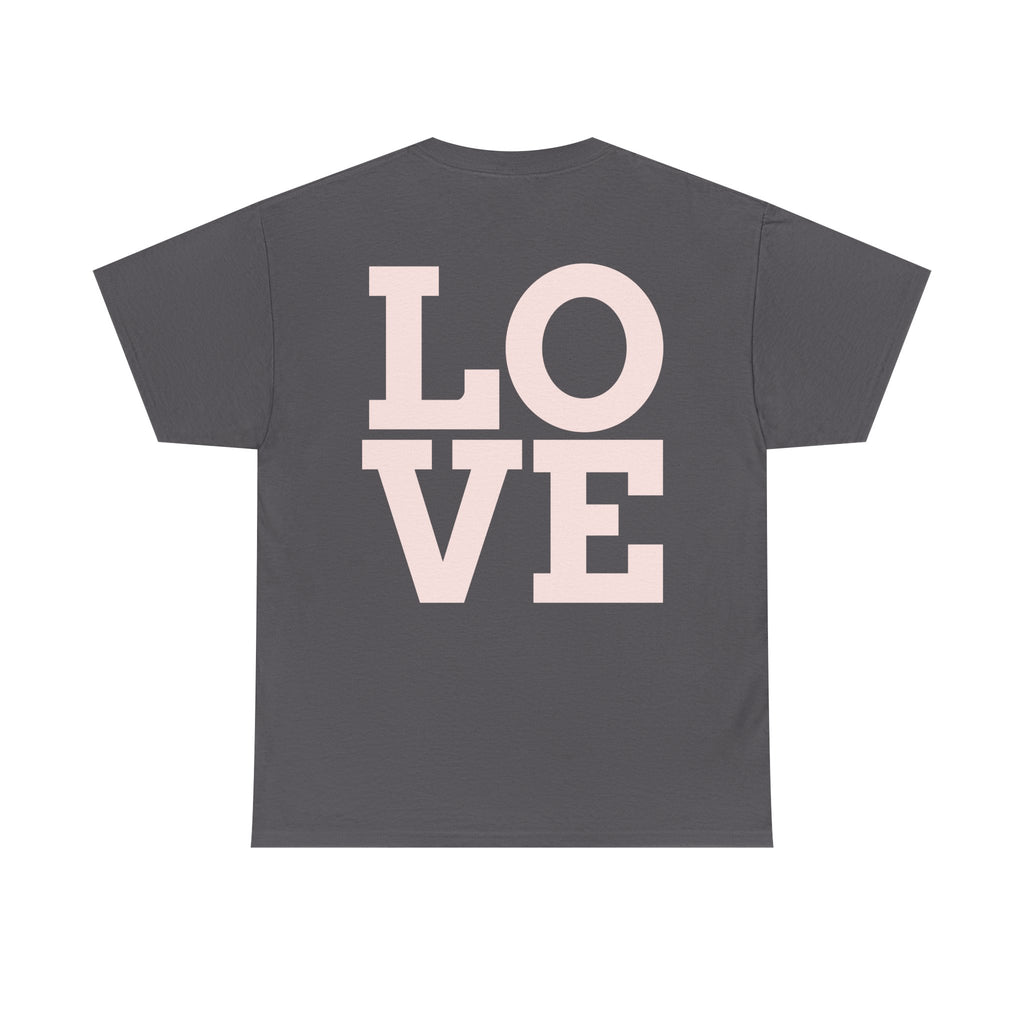 Pink Heart Cherries Tee  LOVE Graphic Valentine T-Shirt