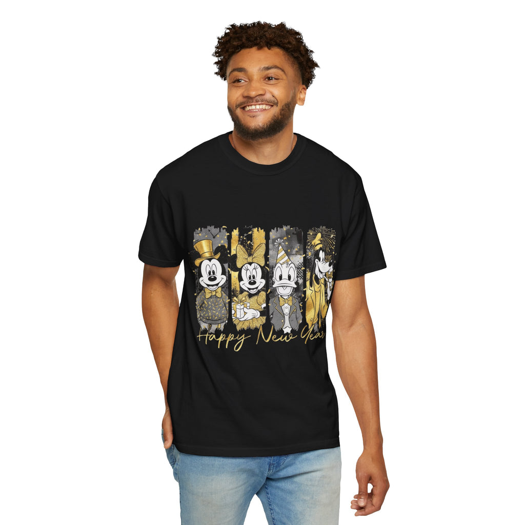 New Year Mickey & Friends T-Shirt  'Happy New Year' Graphic Tee