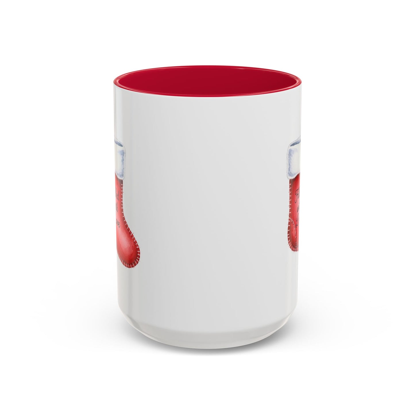 Holiday Mugs Christmas Gift Ideas Hot Cocoa & Coffee Cup Designs Filled with Love - Colorful 11oz & 15oz