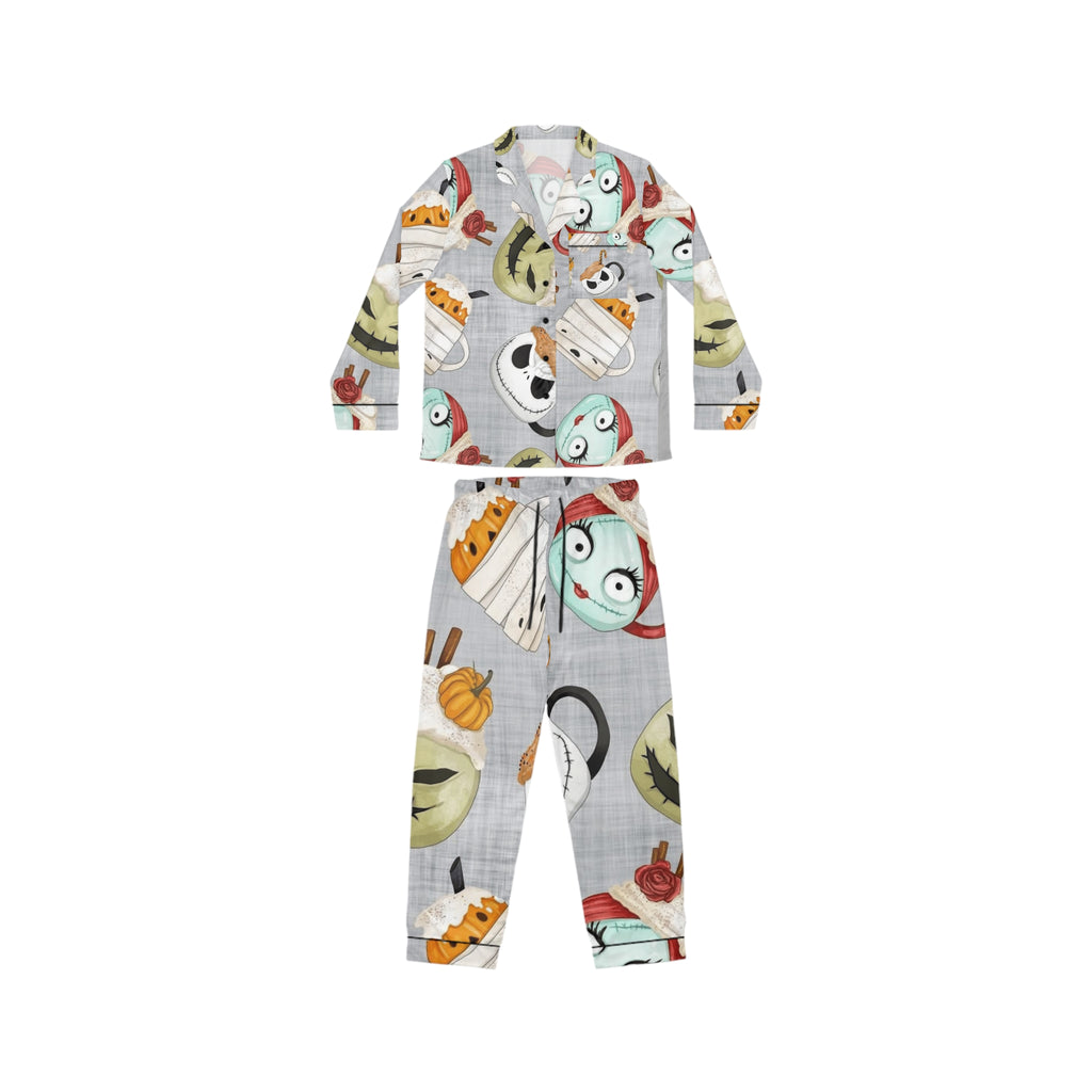 Christmas Eve Pajamas | Cute Holiday PJs for Kids, Babies & Adults | Santa Nightwear Themed Women's Satin Pajamas Set