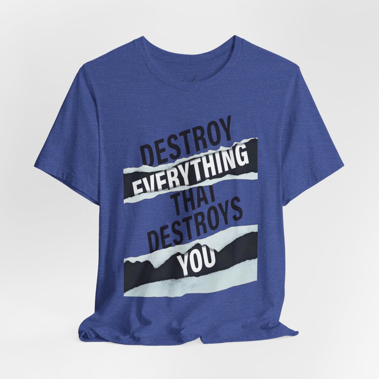 Destroy Everything That Destroys You T-Shirt  Bold Typographic Graphic Tee