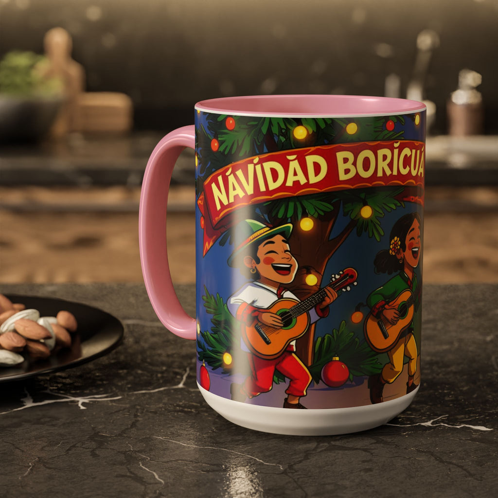 Navidad Boricua Mug Vibrant Puerto Rican Celebration Mug