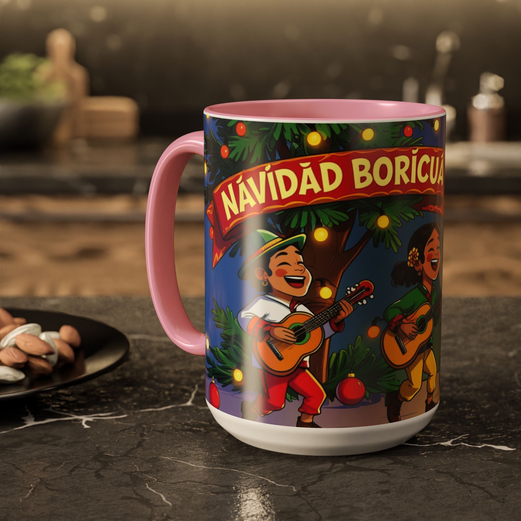 Navidad Boricua Mug Vibrant Puerto Rican Celebration Mug
