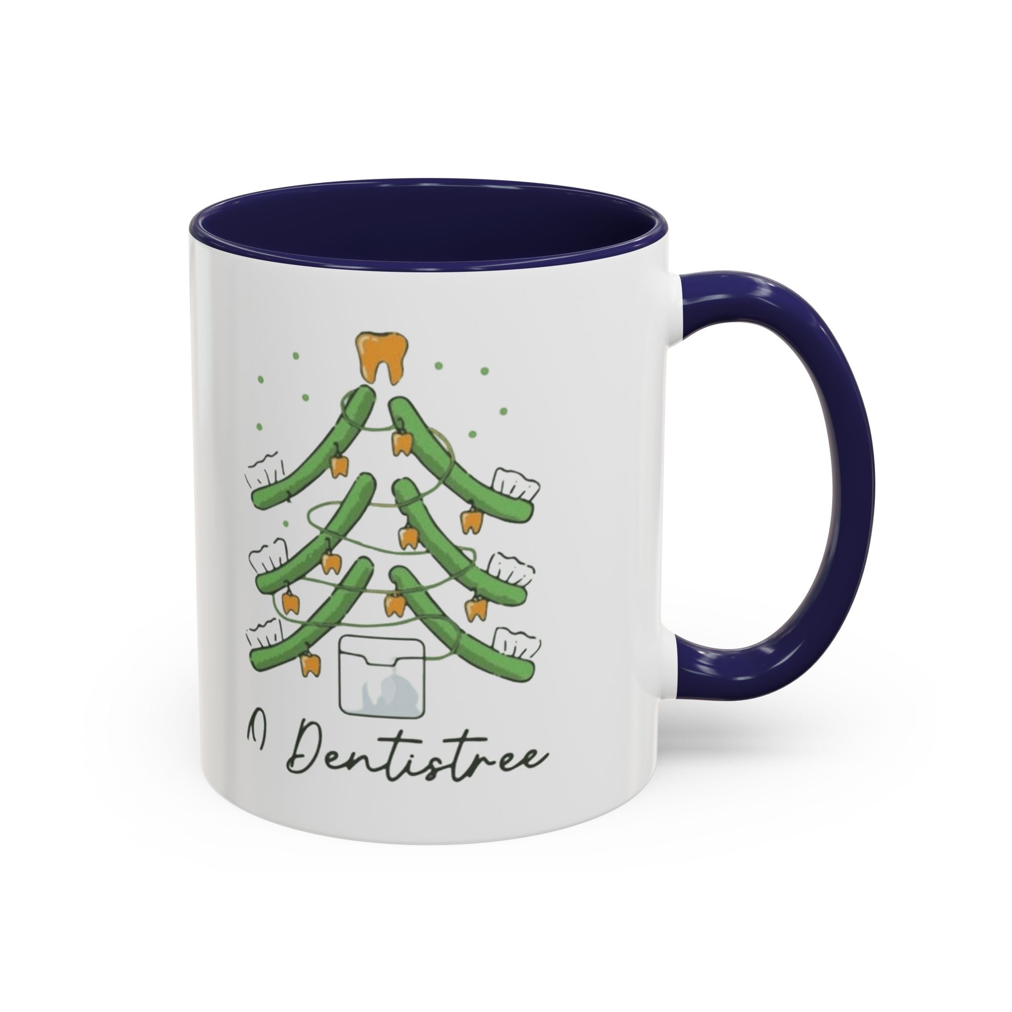Dentist Christmas Mug - 'A Dentistree' Holiday Coffee Cup (11/15oz)