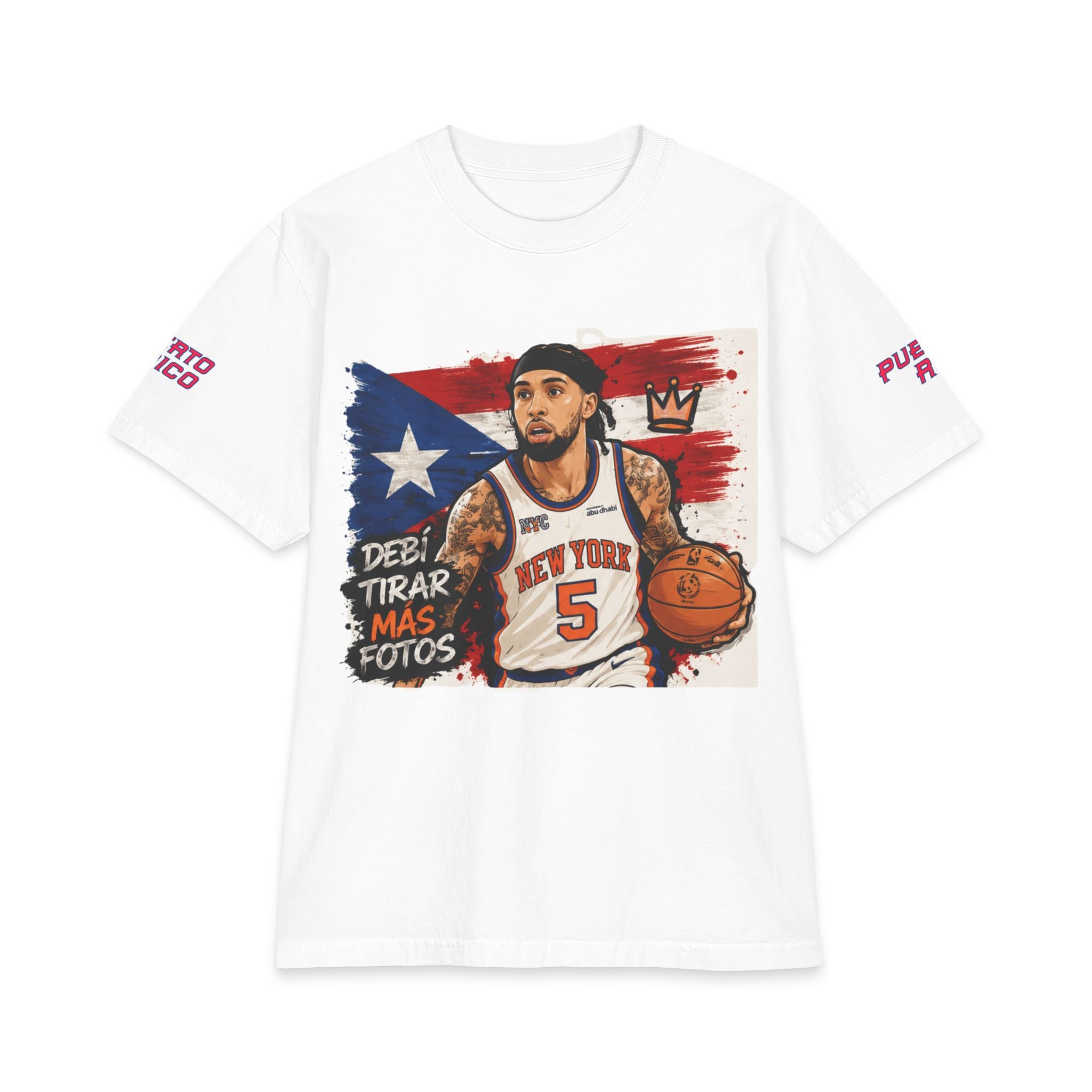Puerto Rico Basketball Player Graphic T-Shirt