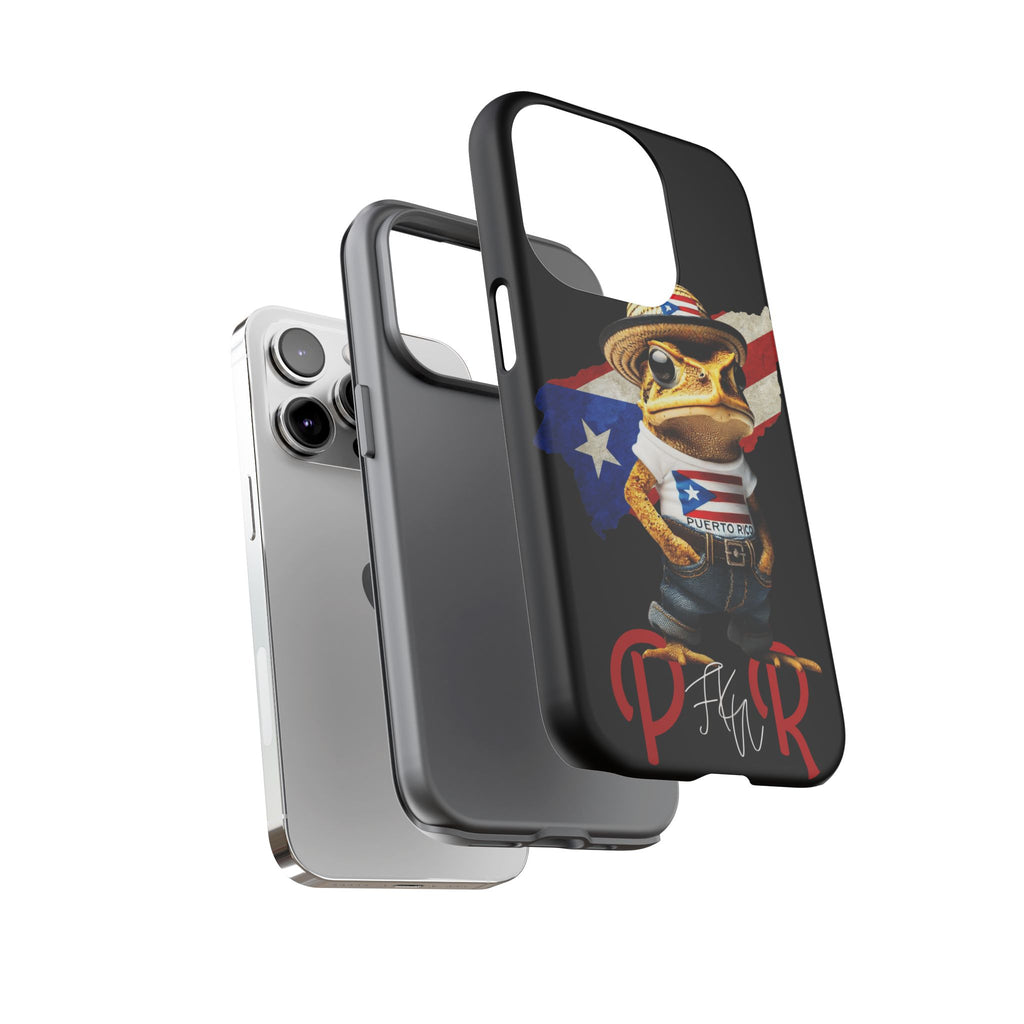Puerto Rican Frog Tough Phone Case  Puerto Rico Flag Patriotic Protective Case