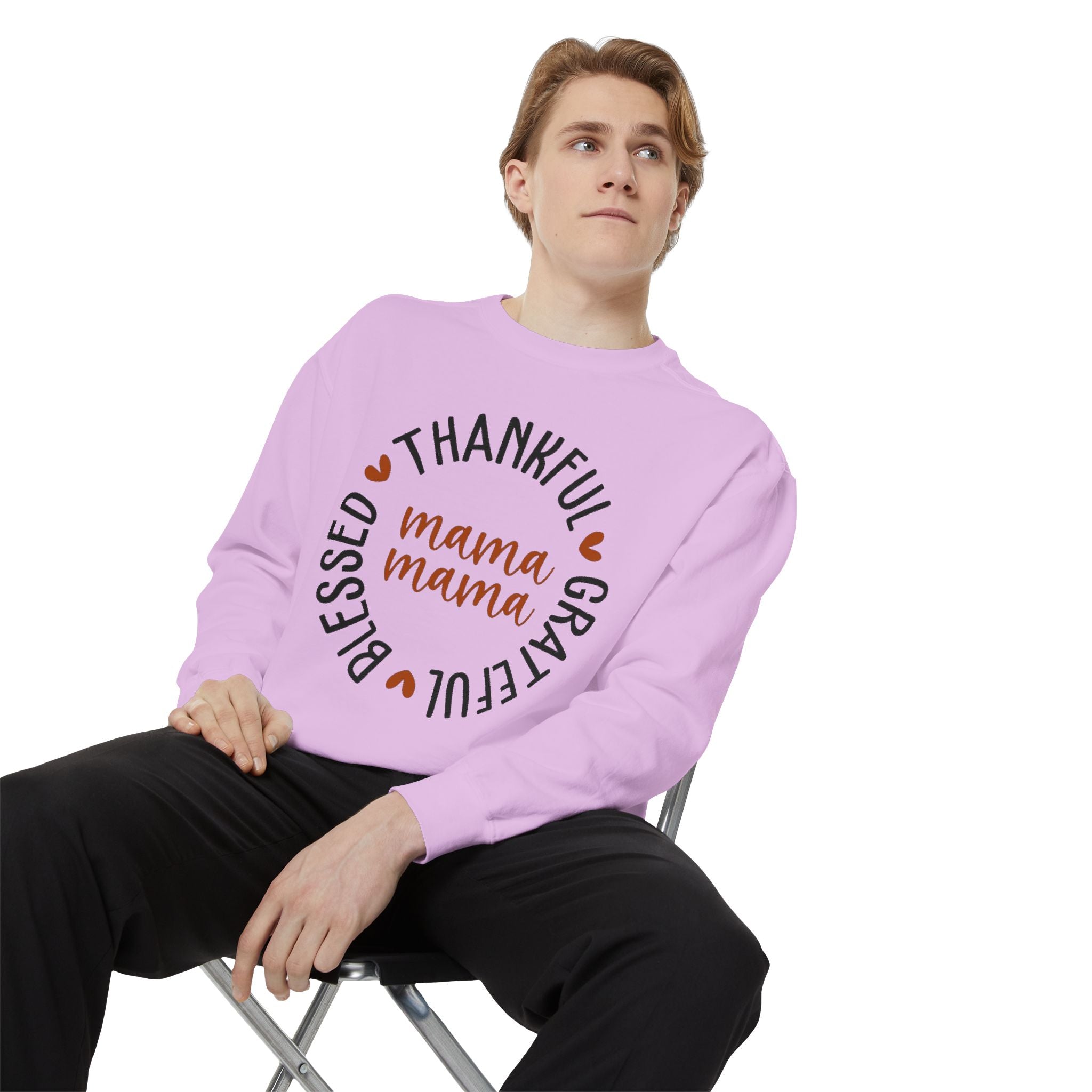 MOM  Sweatshirt Thankful Grateful Blessed "Mama Mama" Sweatshirt