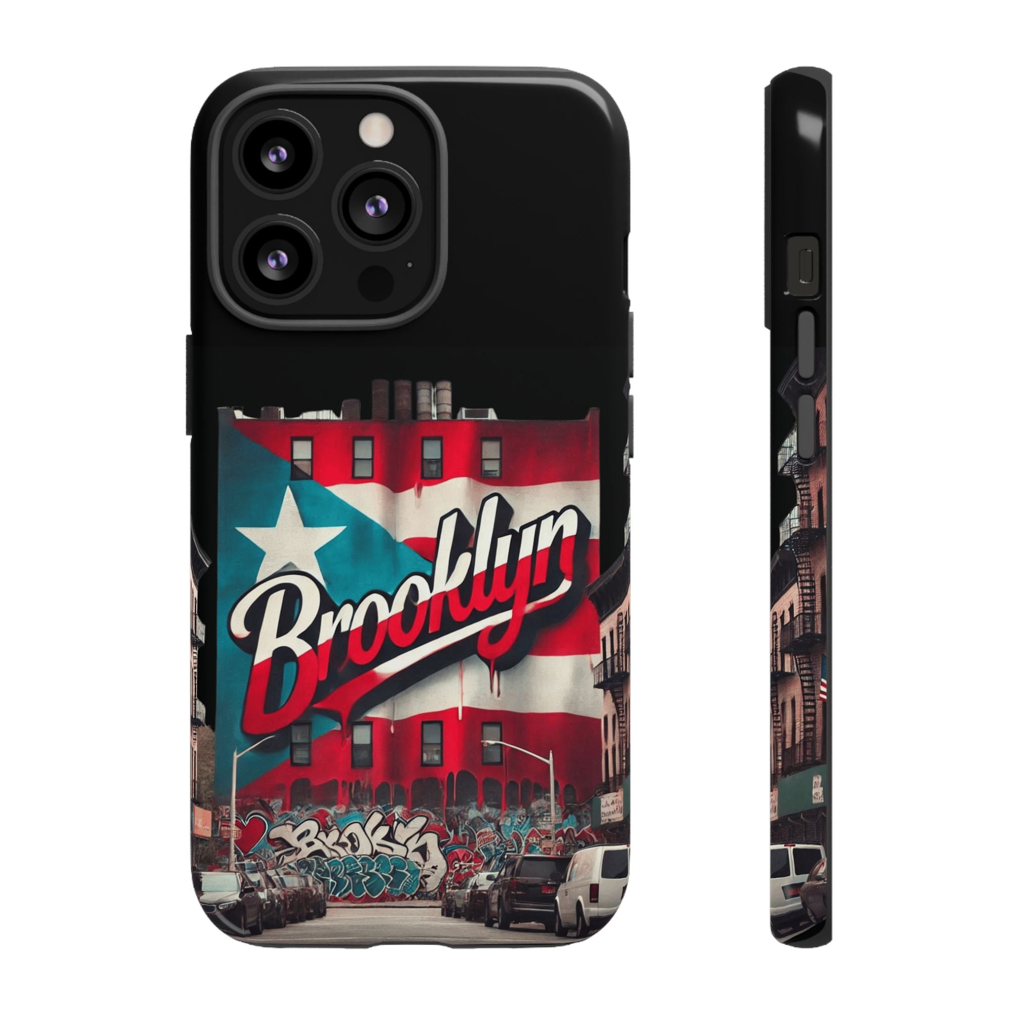 Brooklyn Street Art Phone Case  Urban Graffiti Protective Cover