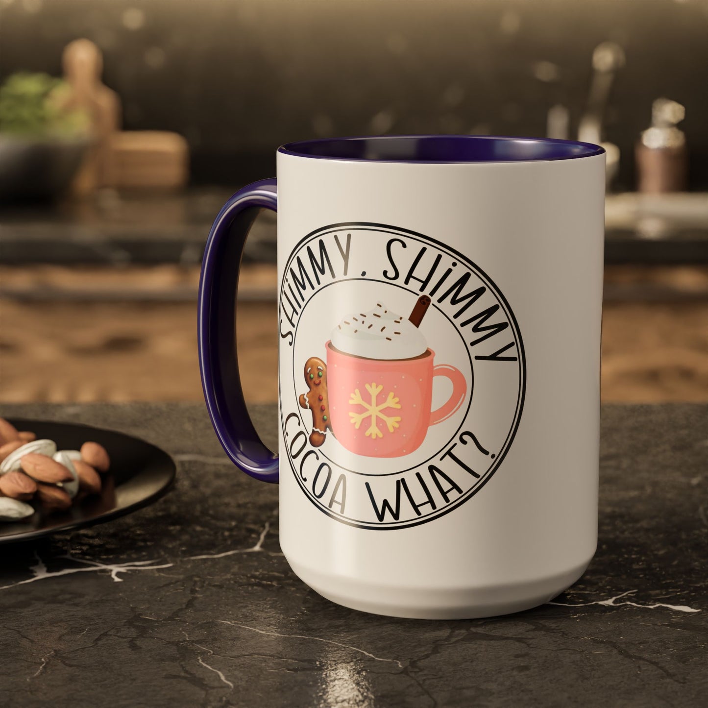 Cute Cocoa Mugs with Gingerbread Design Perfect for Winter Holiday CheerBeverage Cup Christmas Design