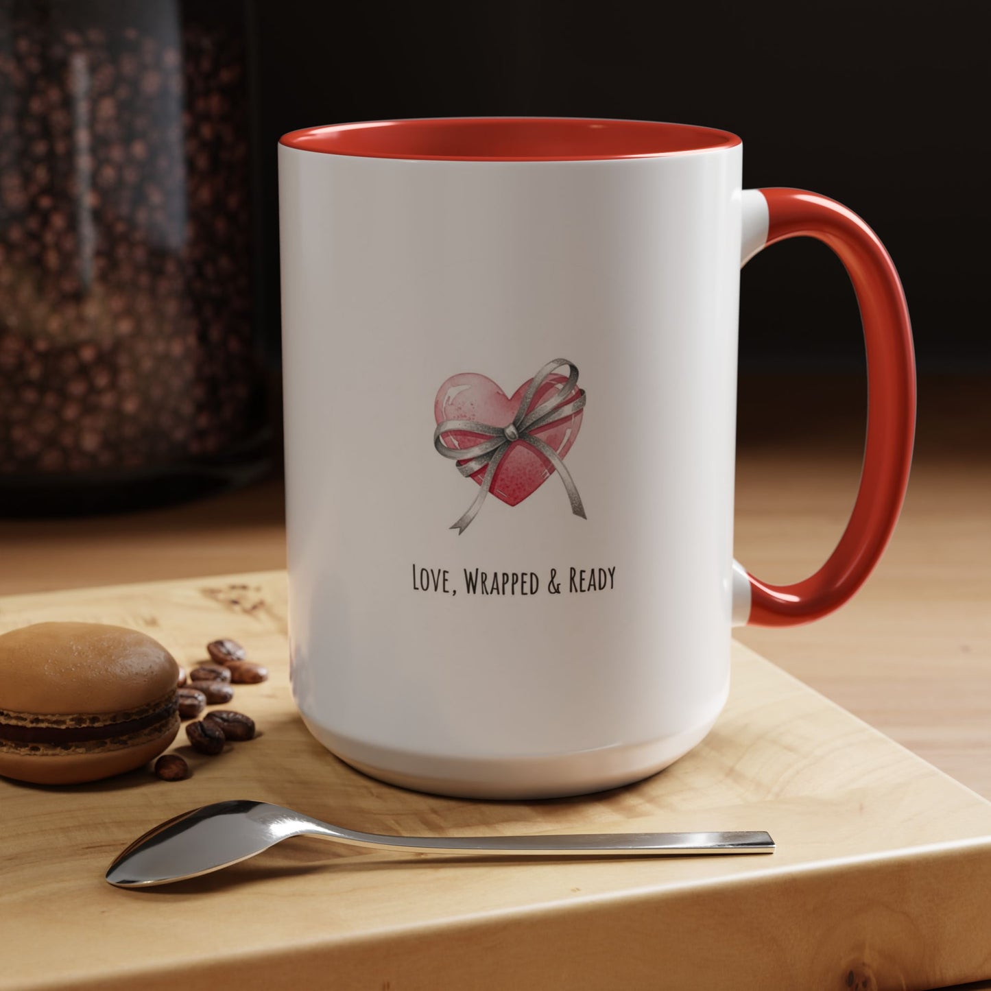 Christmas Mugs  Holiday Coffee Cups with Festive Quotes & Designs Romantic Accent Coffee Mug