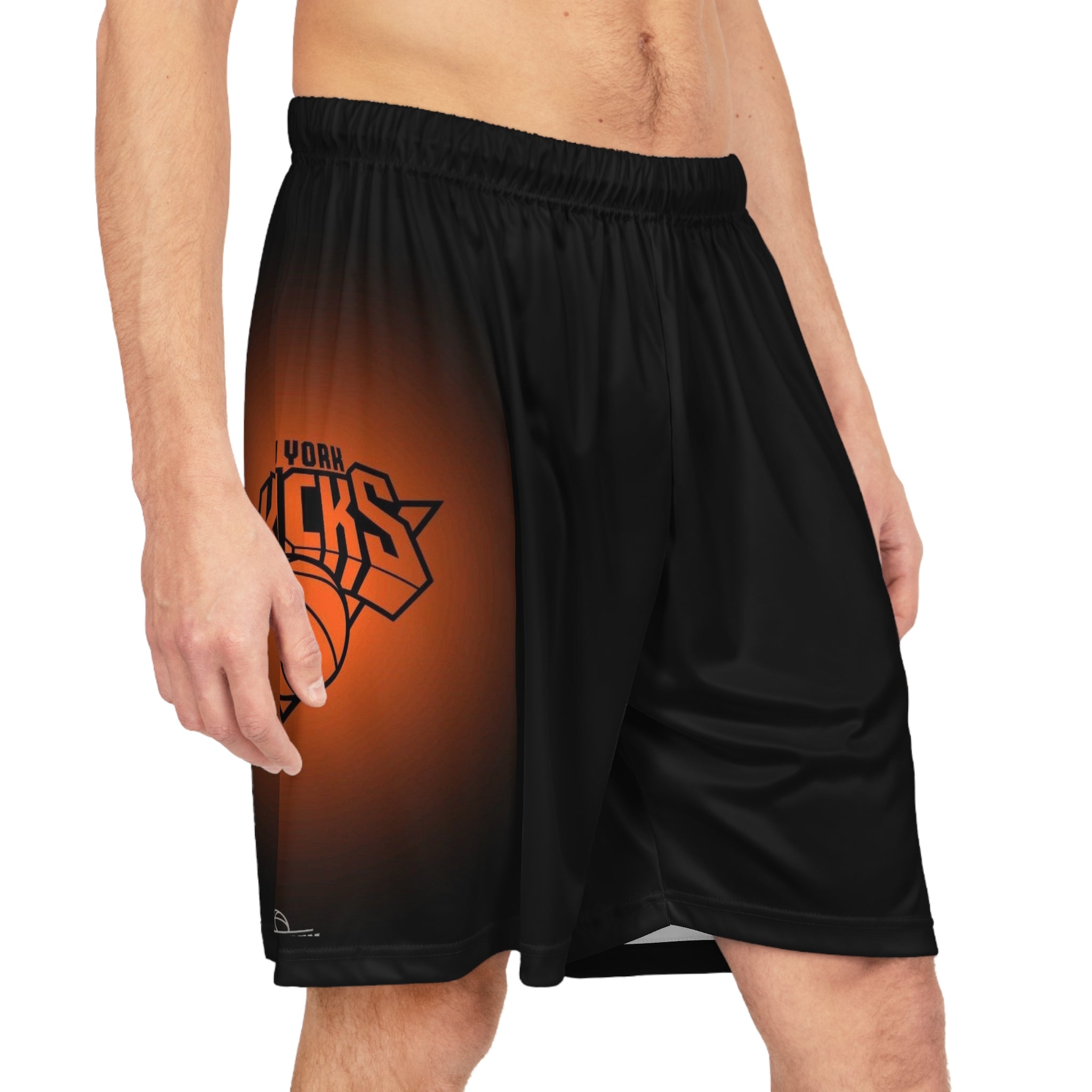 Heart Basketball Graphic Sweat Shorts — Athletic-Inspired Casual Shorts NY-K