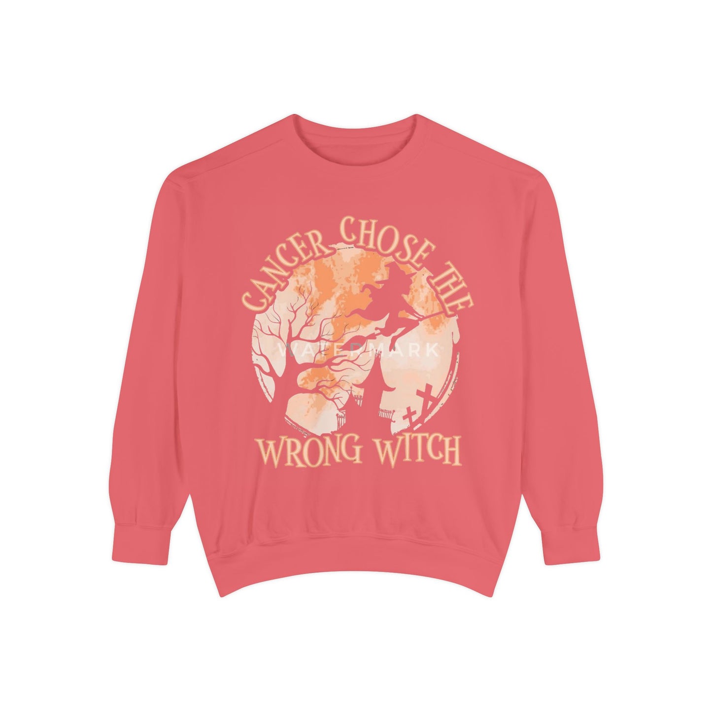 Cancer Chose the Wrong Witch Sweatshirt, Unisex Cozy Crewneck, Gift for Astrology Lovers, Witchy Style Apparel, Spiritual Gift
